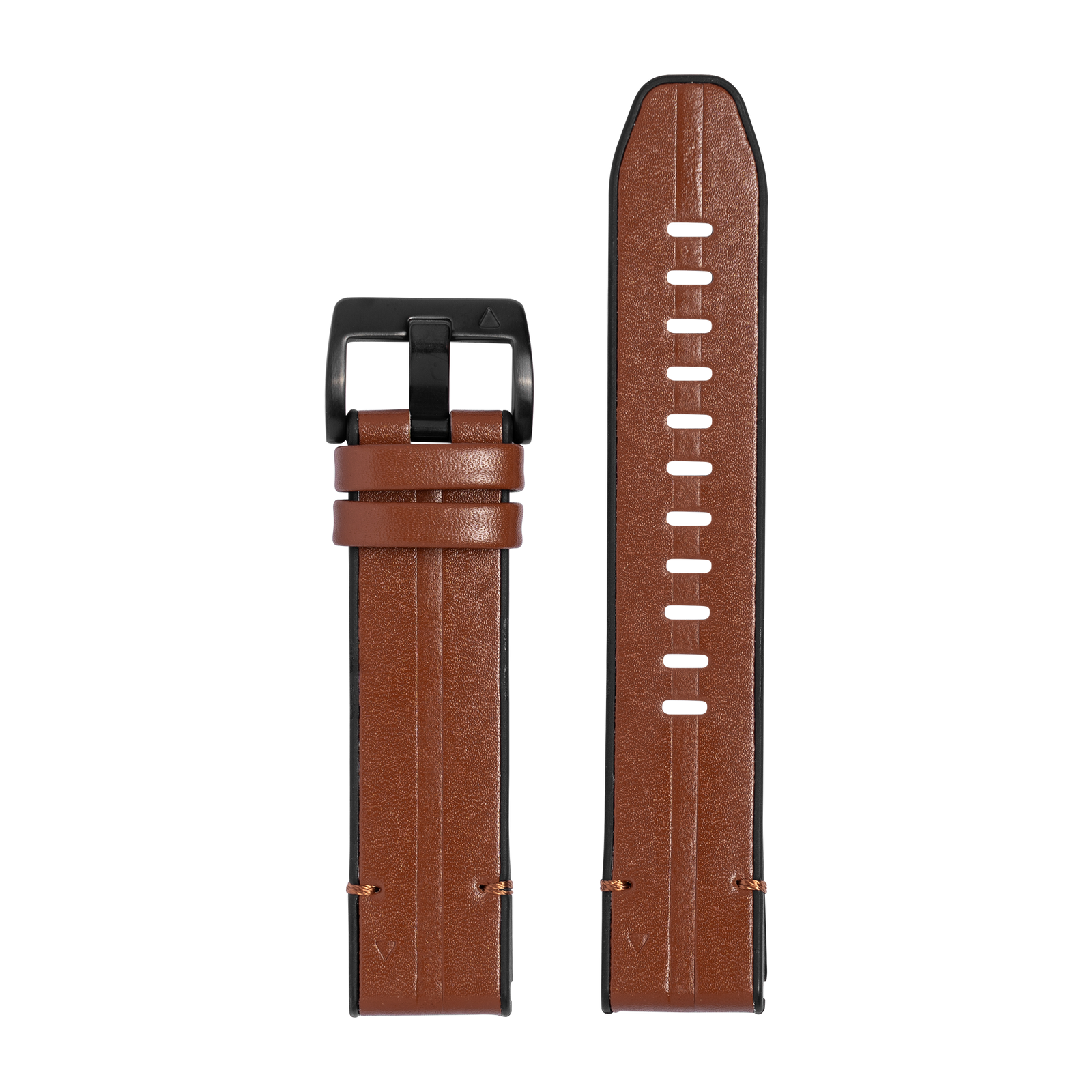 GARMIN 純正 QUICKFIT 22 レザー ベルト　ブラウン Garmin QuickFit Leather Silicone Rubber Watch Strap Replacement