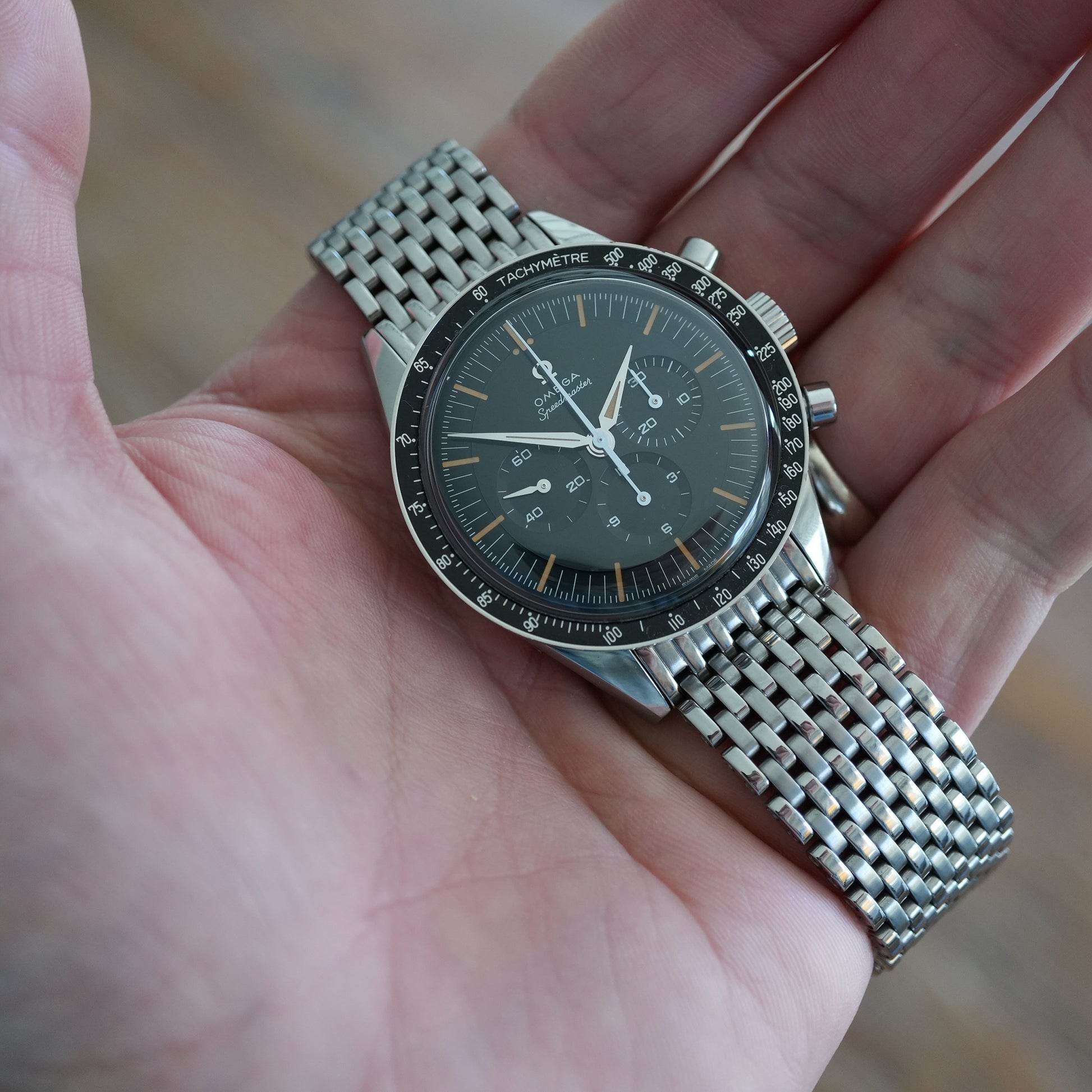 [Forstner] 11-Row Beads of Rice Bracelet for Omega Speedmaster Professional and FOIS