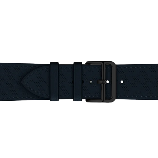 [Apple Watch] H Perforated - Single Tour - Navy Blue