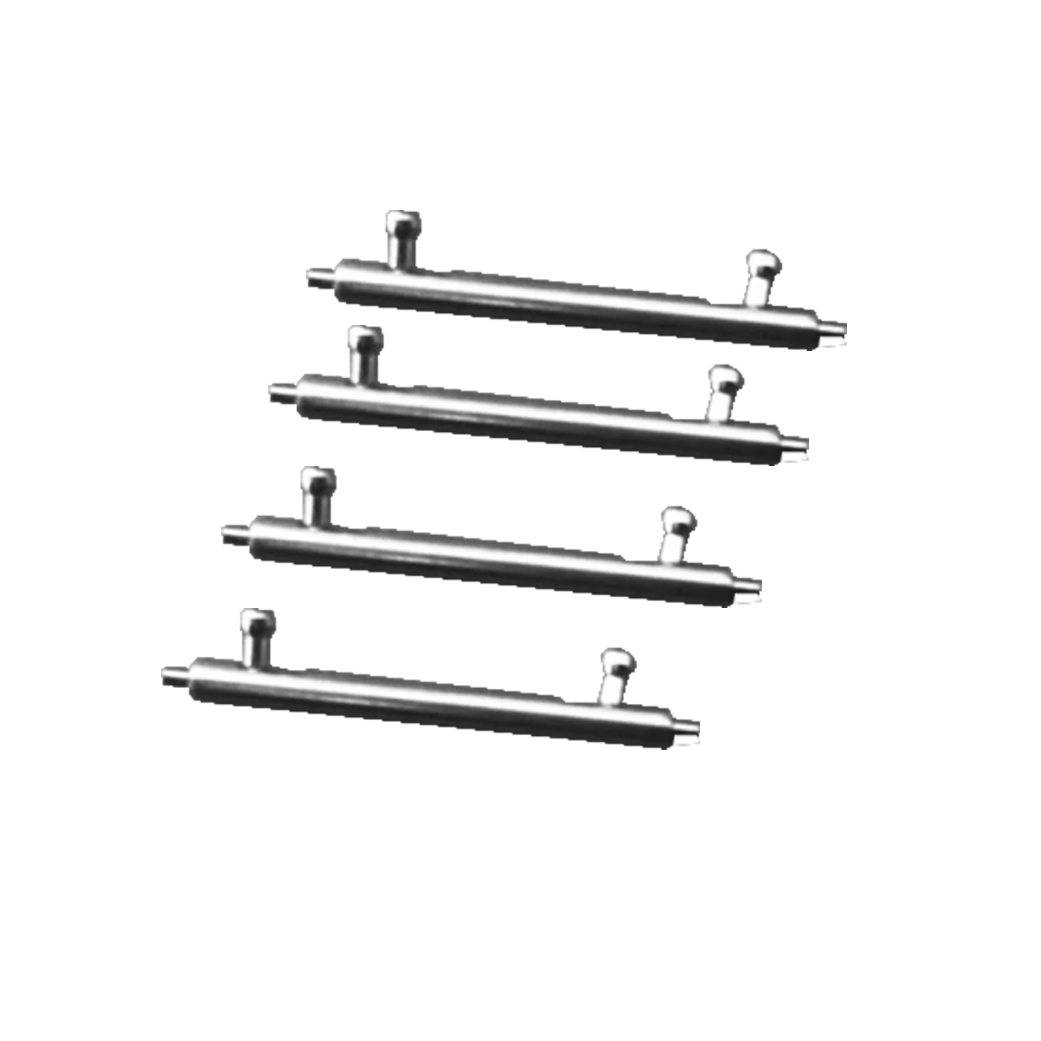 4x 20mm Quick Release Spring Bars with Dual Levers [1.5mm Thick]