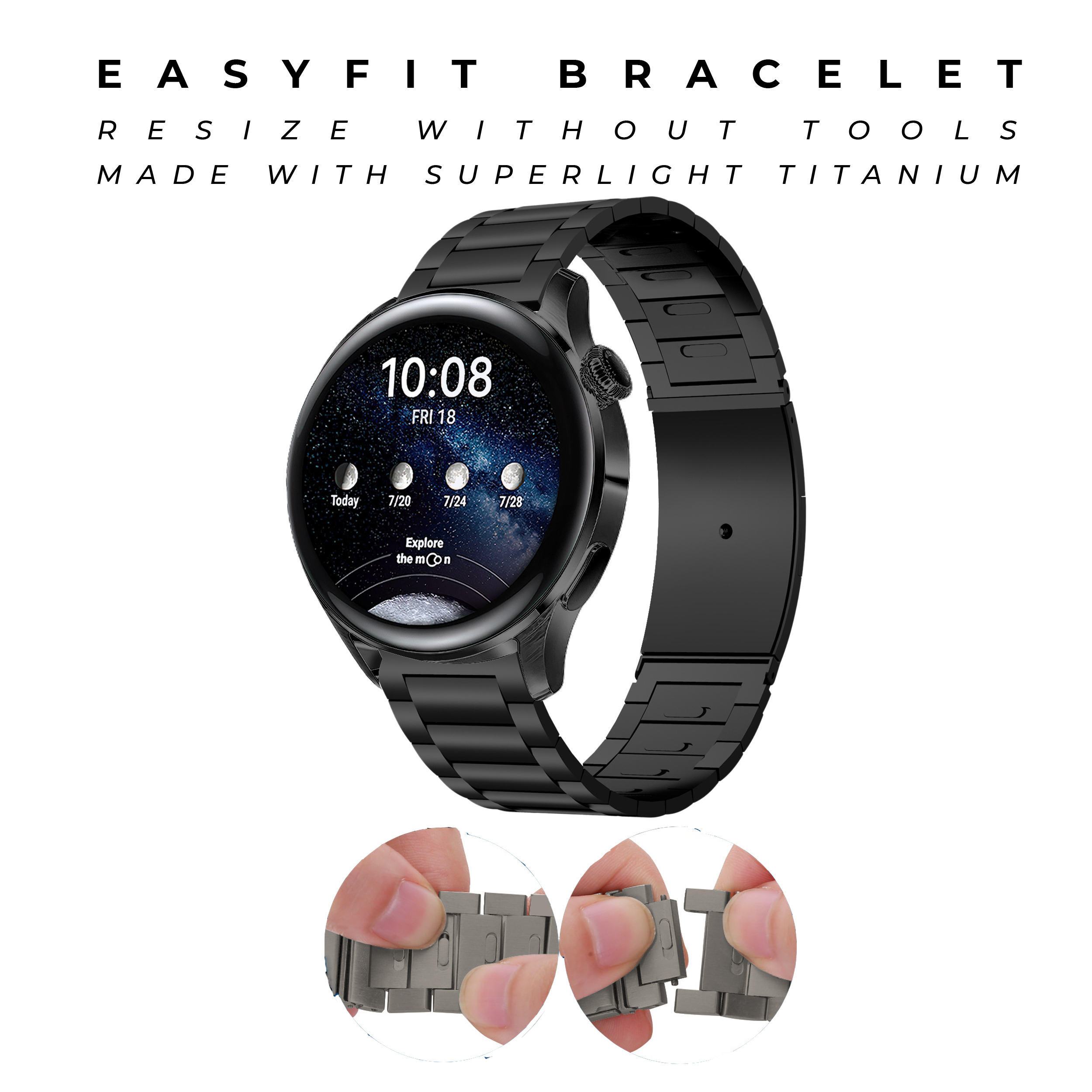 [Galaxy Watch 8/Ultra] EasyFit Bracelet - Black
