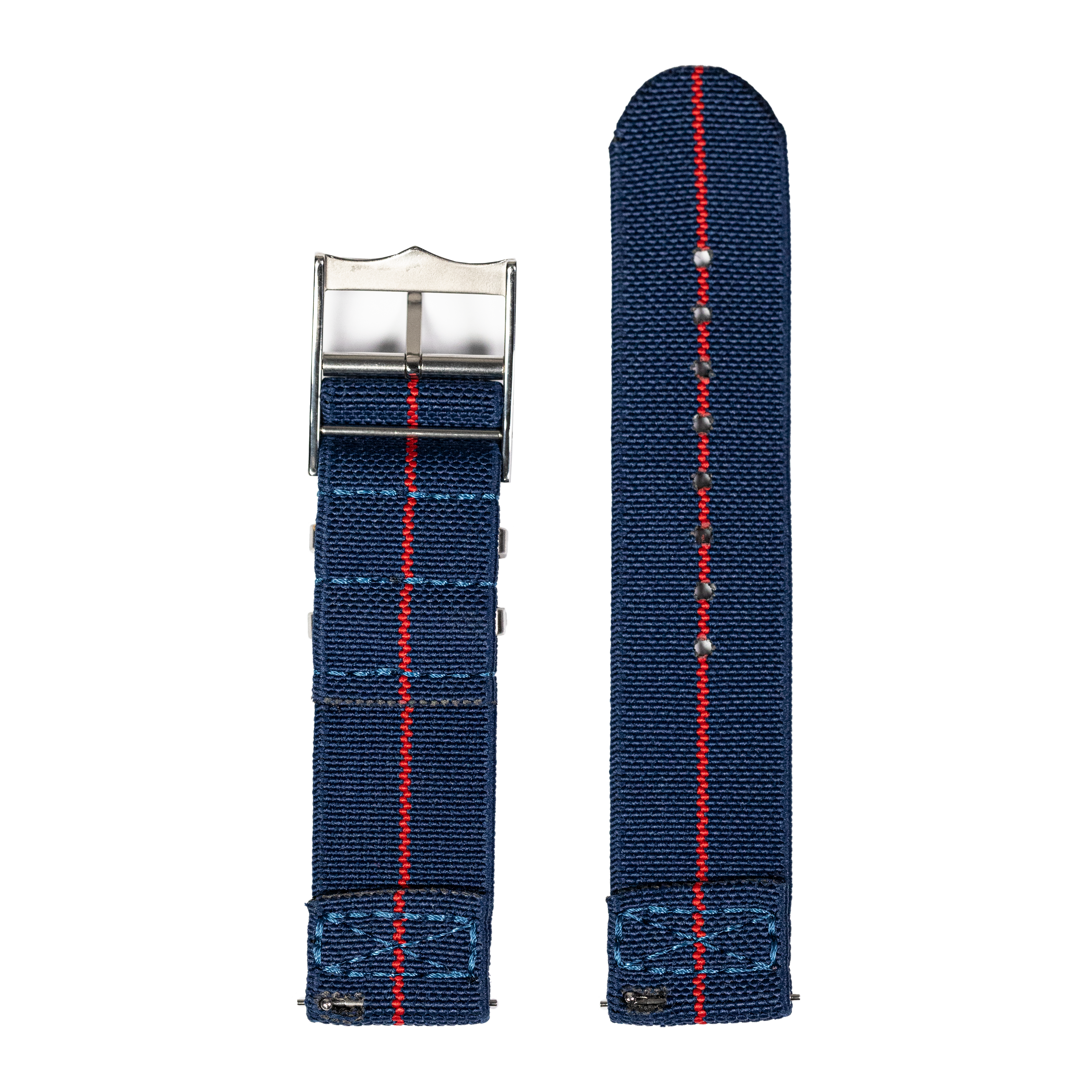 [Fitbit Charge 3 / 4] ElastoFlex - Navy Blue/Red