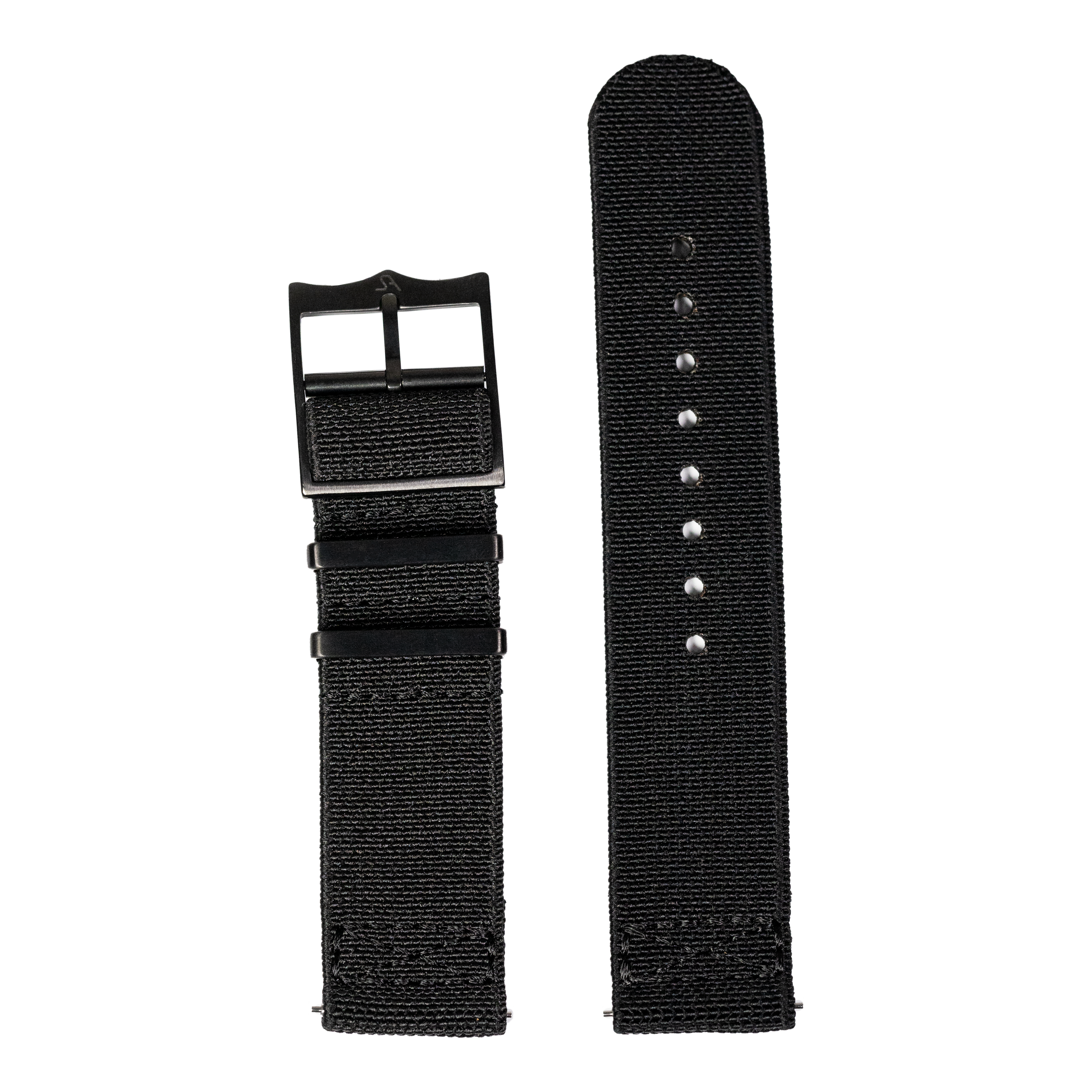 [Fitbit Versa 3 & 4/Sense 1 & 2] ElastoFlex - Stealth Black [Black Hardware]