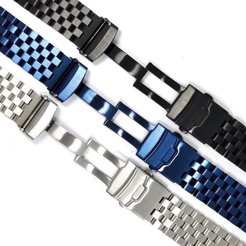 [Google Pixel] Engineer Bracelet - Folding Deployant Clasp - Blue