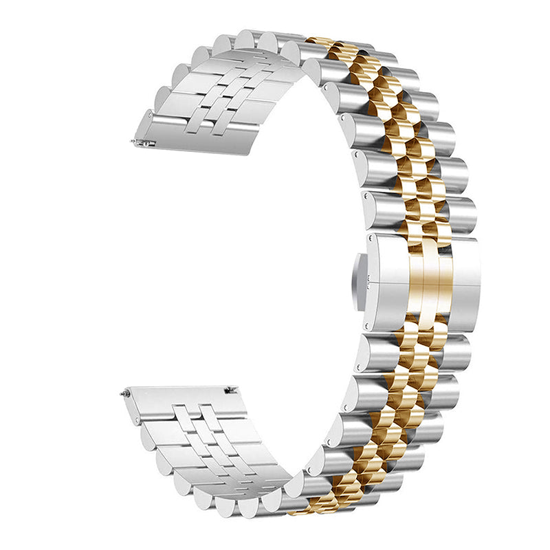 [Fitbit Versa 3 & 4/Sense 1 & 2] Jubilee Bracelet - Silver/Rose Gold