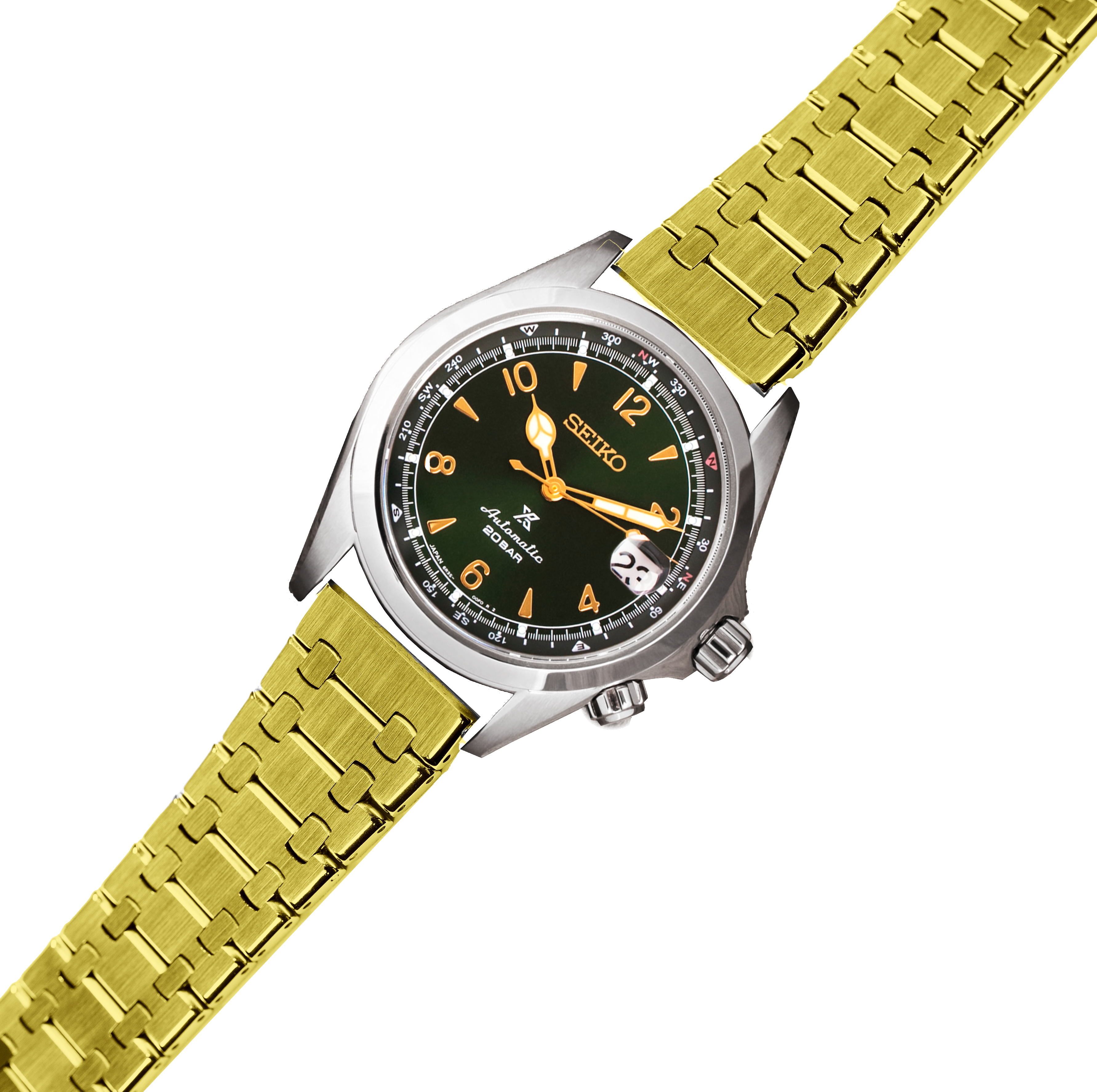 [G-Shock 16mm to 22mm] Medallion Bracelet - Gold
