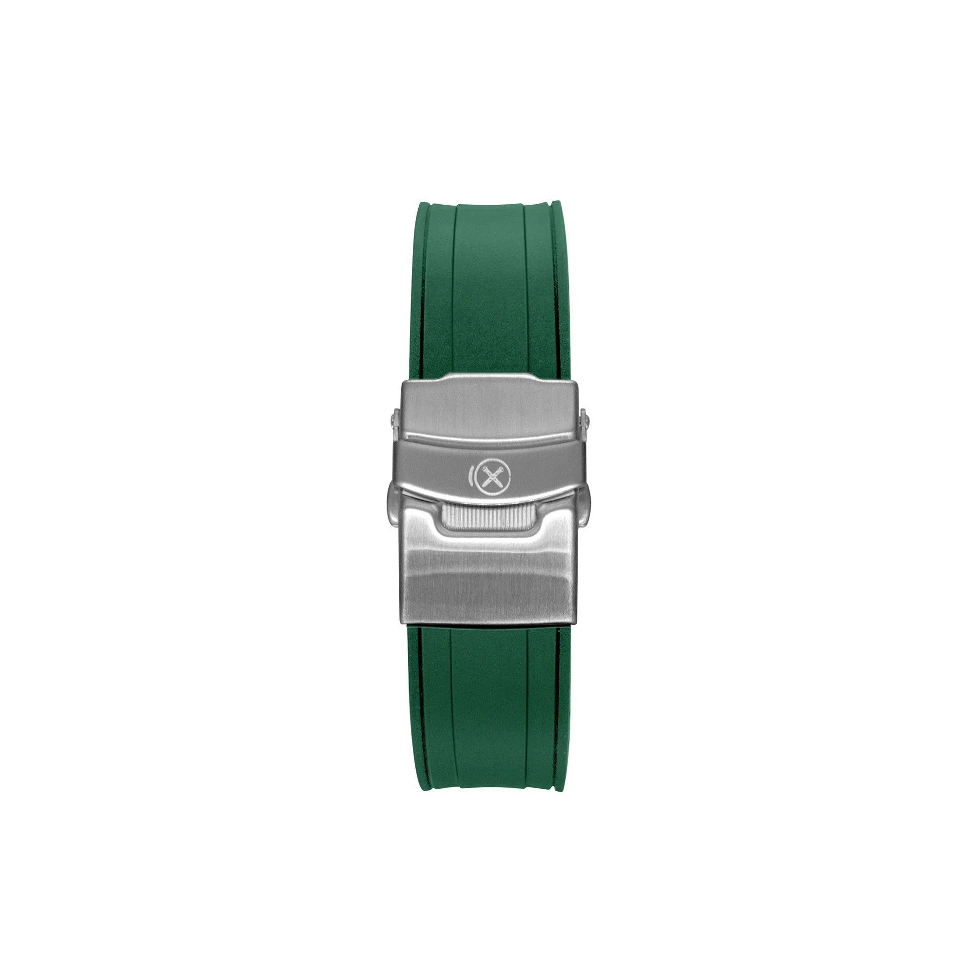 [StrapXPro] (SBX1A) Rubber Strap for Seiko Prospex Baby Marinemaster MM200 Series (Curved-Ends)