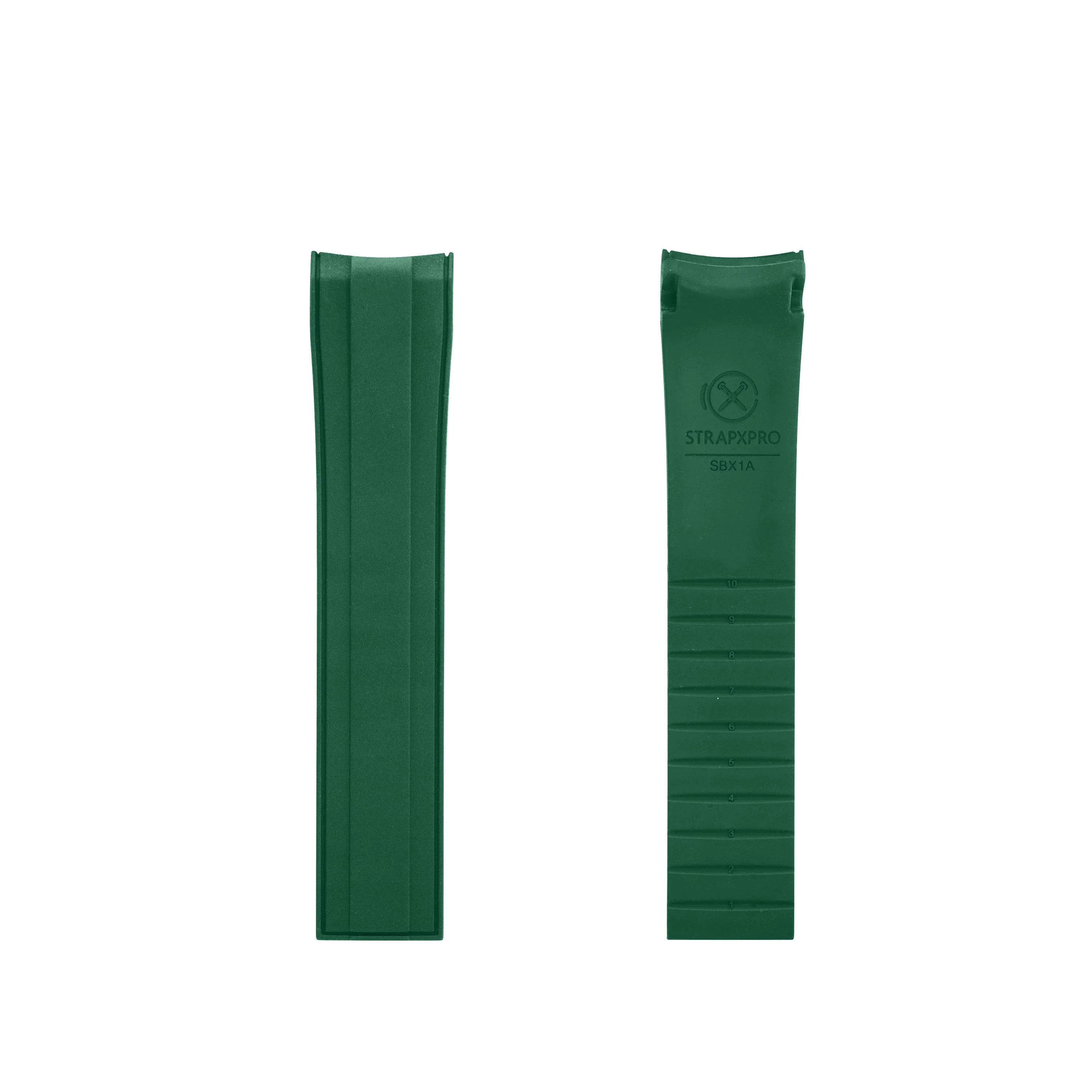 [StrapXPro] (SBX1A) Rubber Strap for Seiko Prospex Baby Marinemaster MM200 Series (Curved-Ends)