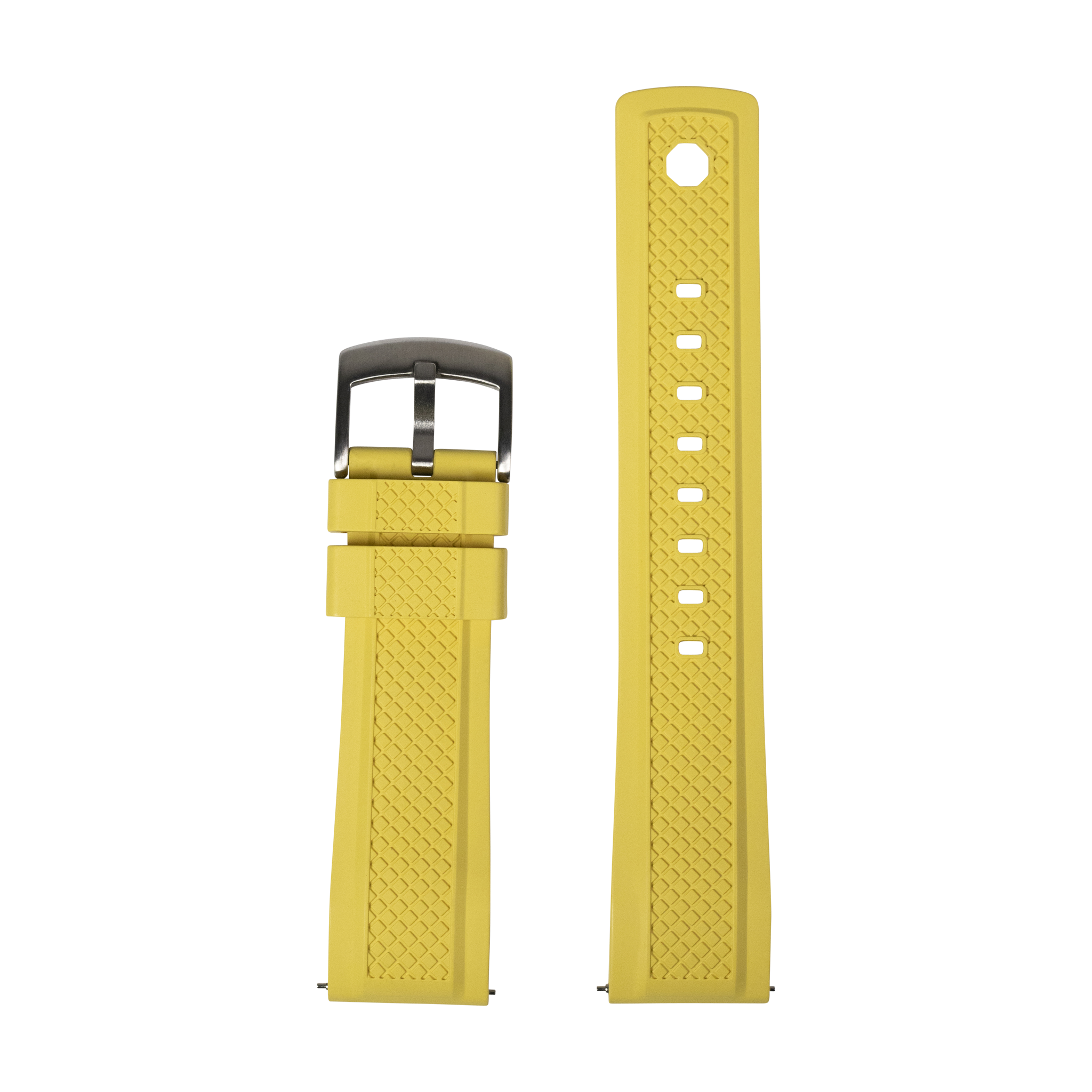 [QuickFit] GridLock FKM Rubber - Yellow 22mm
