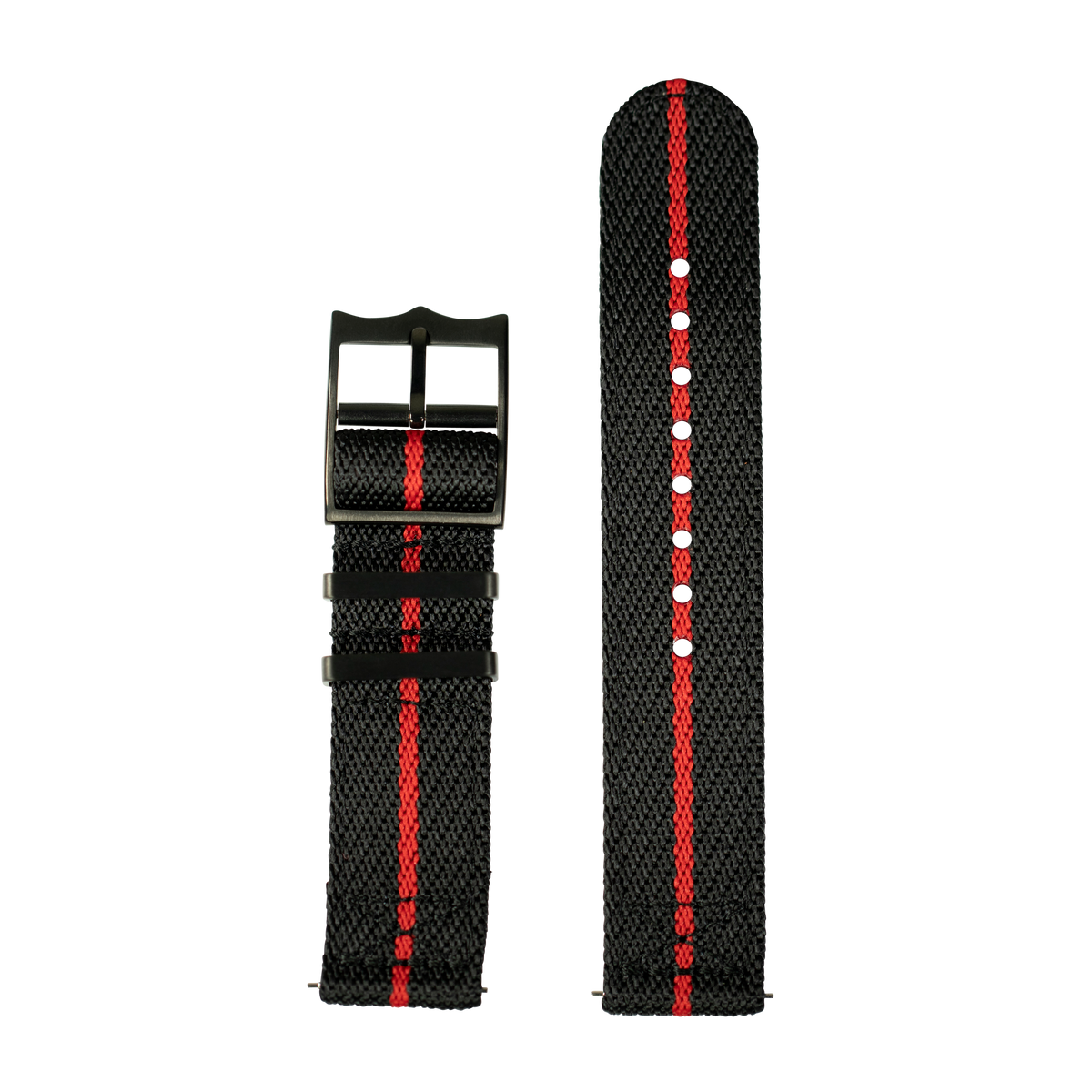 Cross Militex - Black / Red [Black Hardware] for Pixel Watch 1-5 41mm