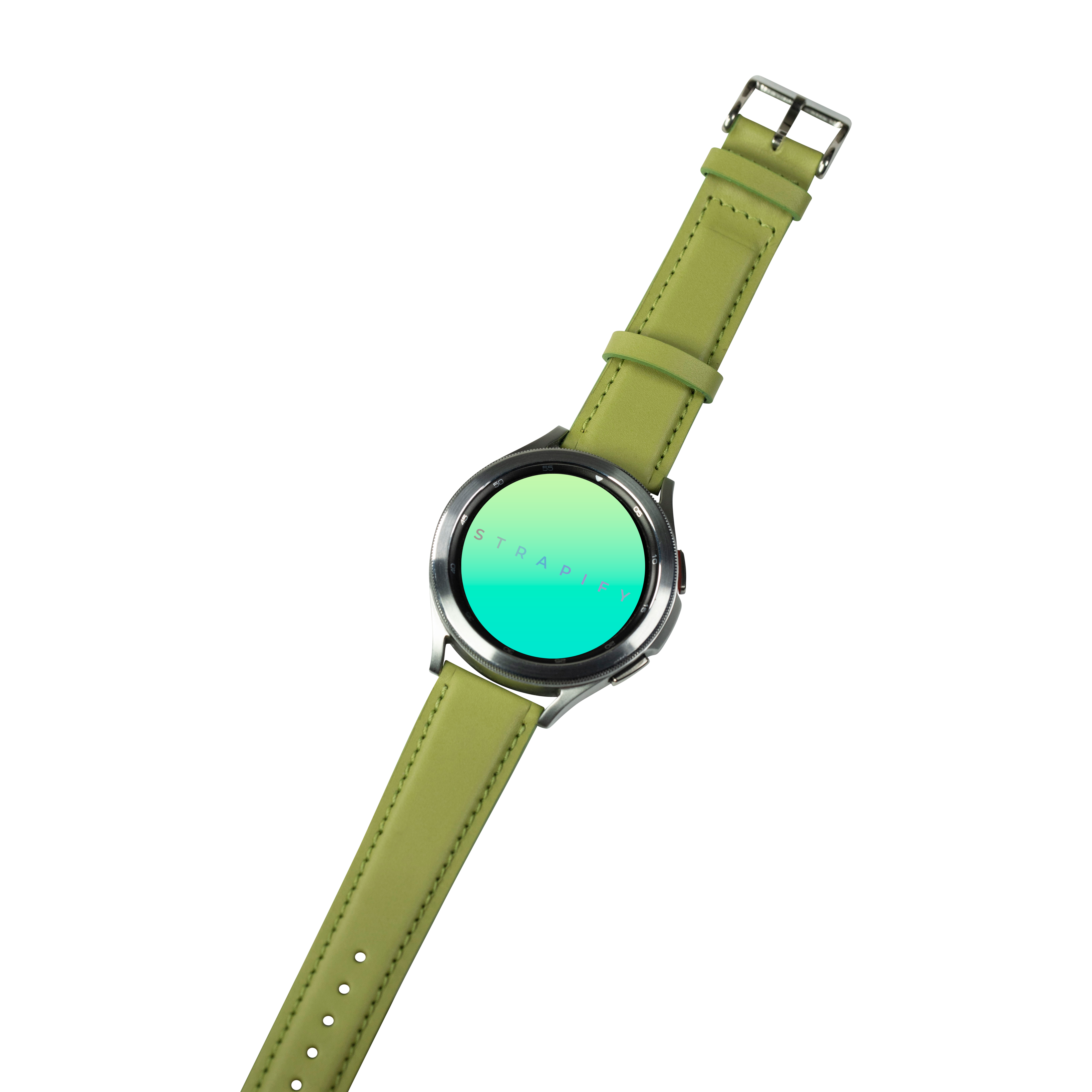 [Tissot Prx 40] Padded Leather - Pistachio Green