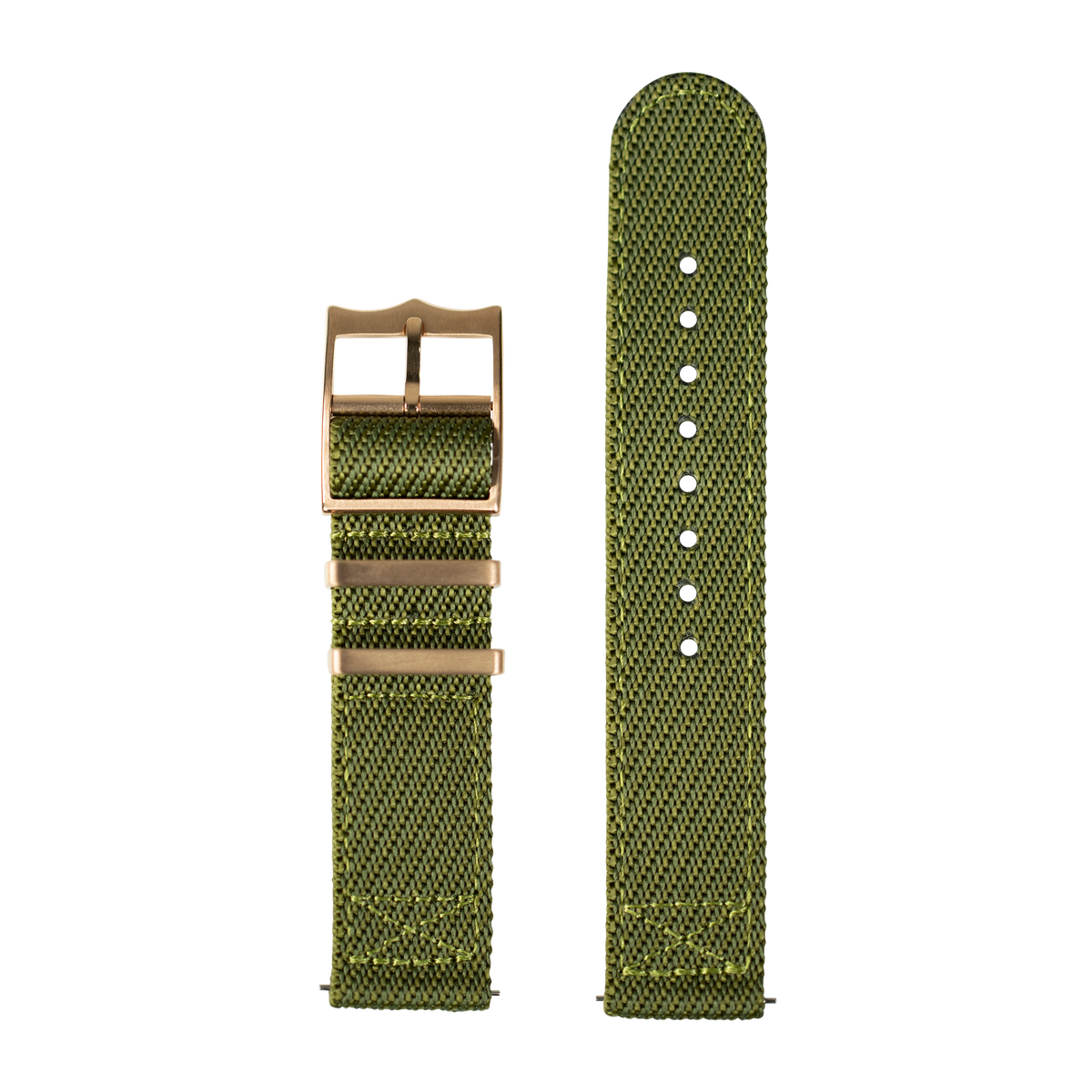Cross Militex - Army Green [Rose Gold Hardware] for Pixel Watch 1-5 41mm