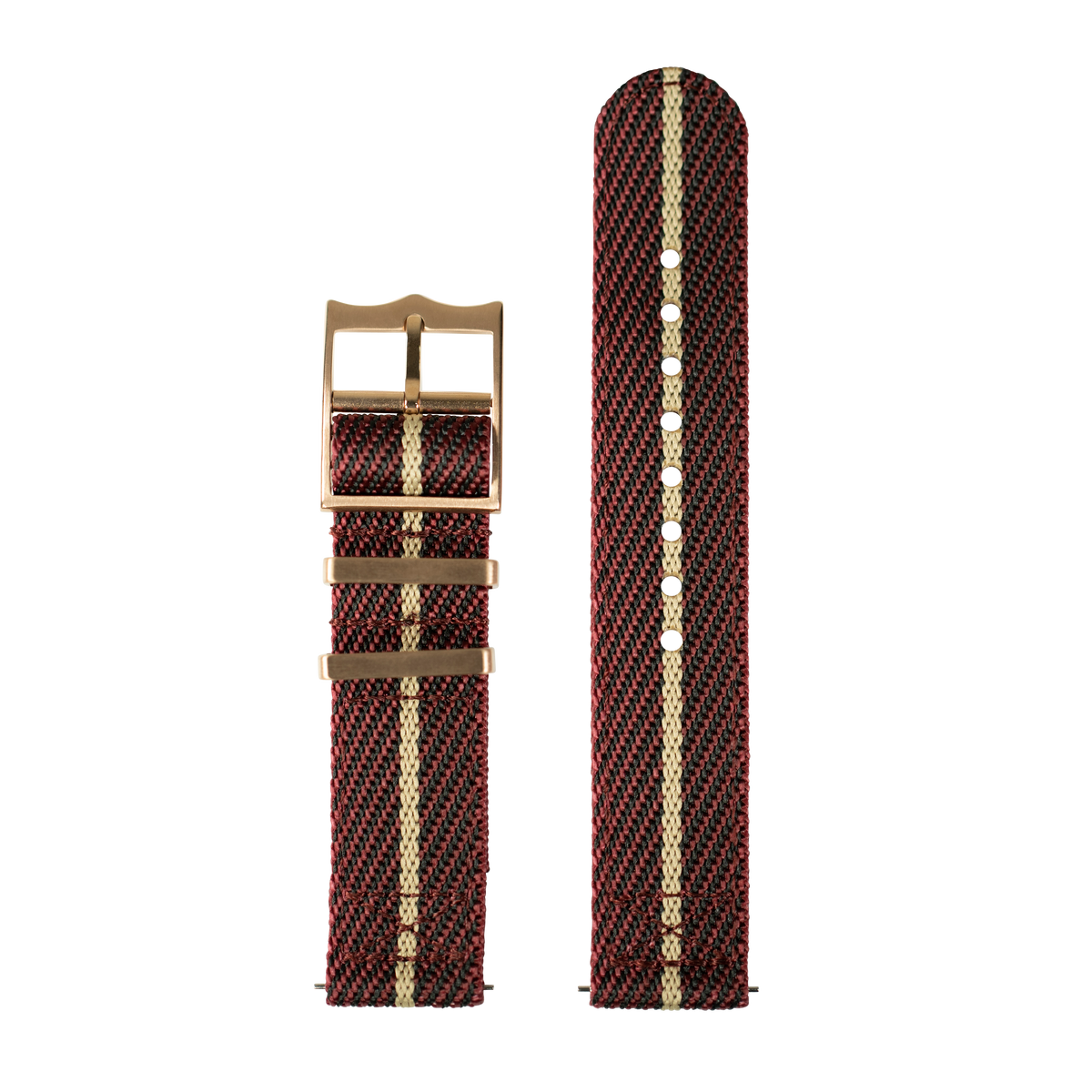 [QuickFit] Cross Militex - Wine Red / Wheat [Rose Gold Hardware]