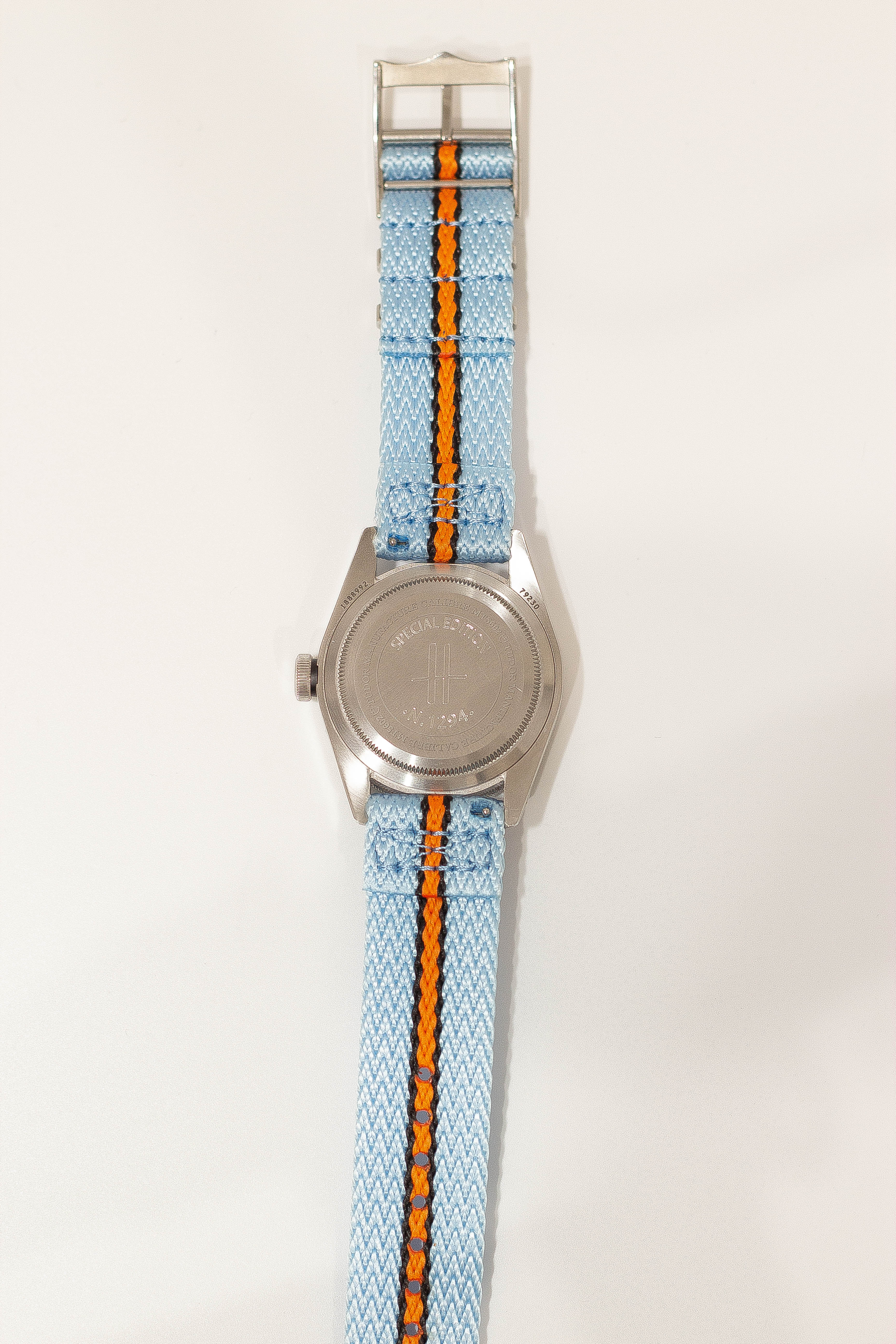 [Tissot Prx 40] Sharktooth Militex - Sky Blue / Black / Orange