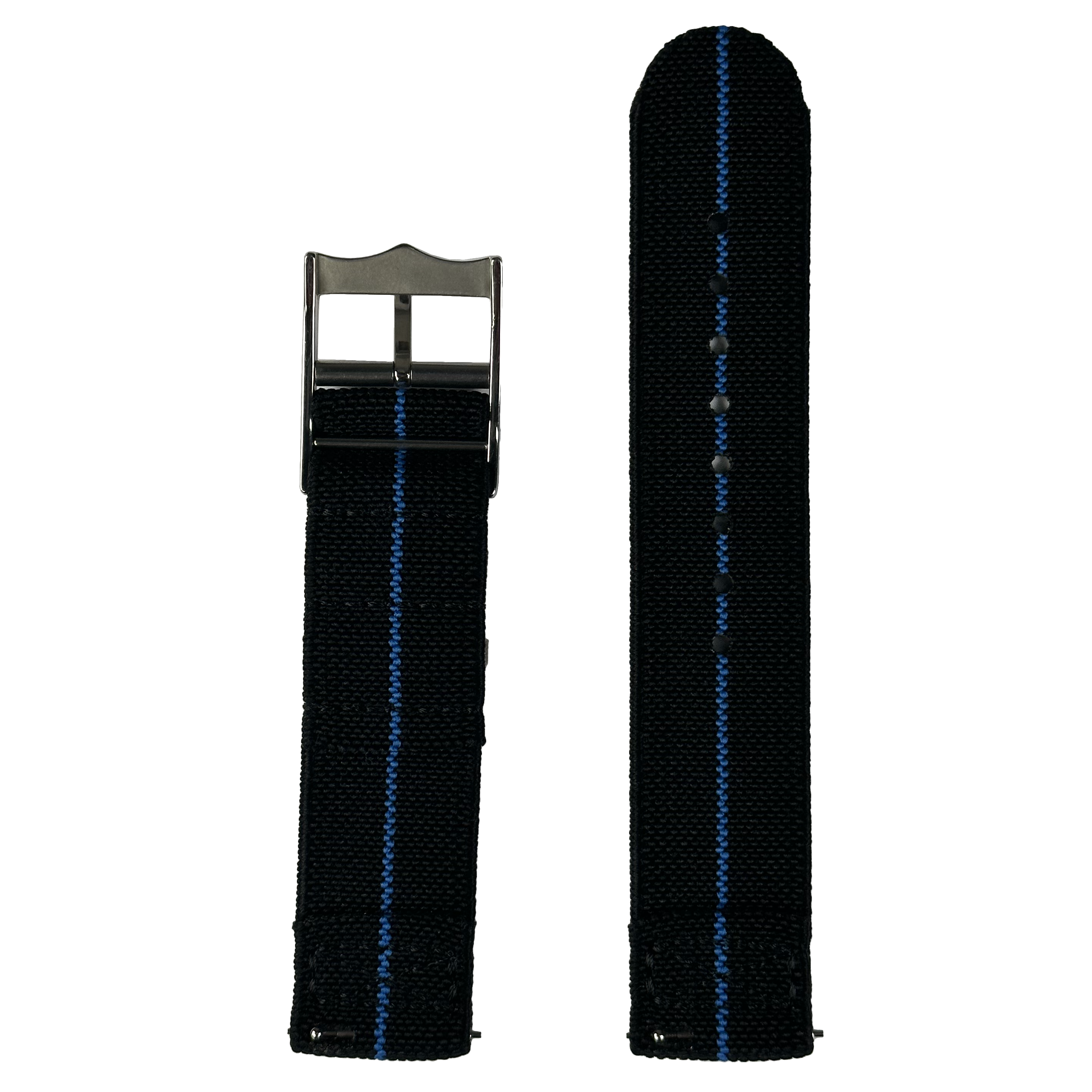 [Fitbit Versa 3 & 4/Sense 1 & 2] ElastoFlex - Black/Blue