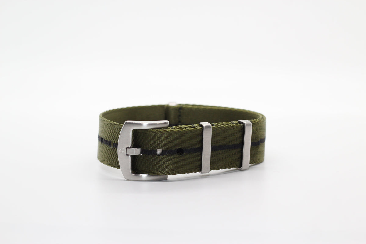 Ultra Militex - Army Green & Black Centreline for Tissot PRX 40