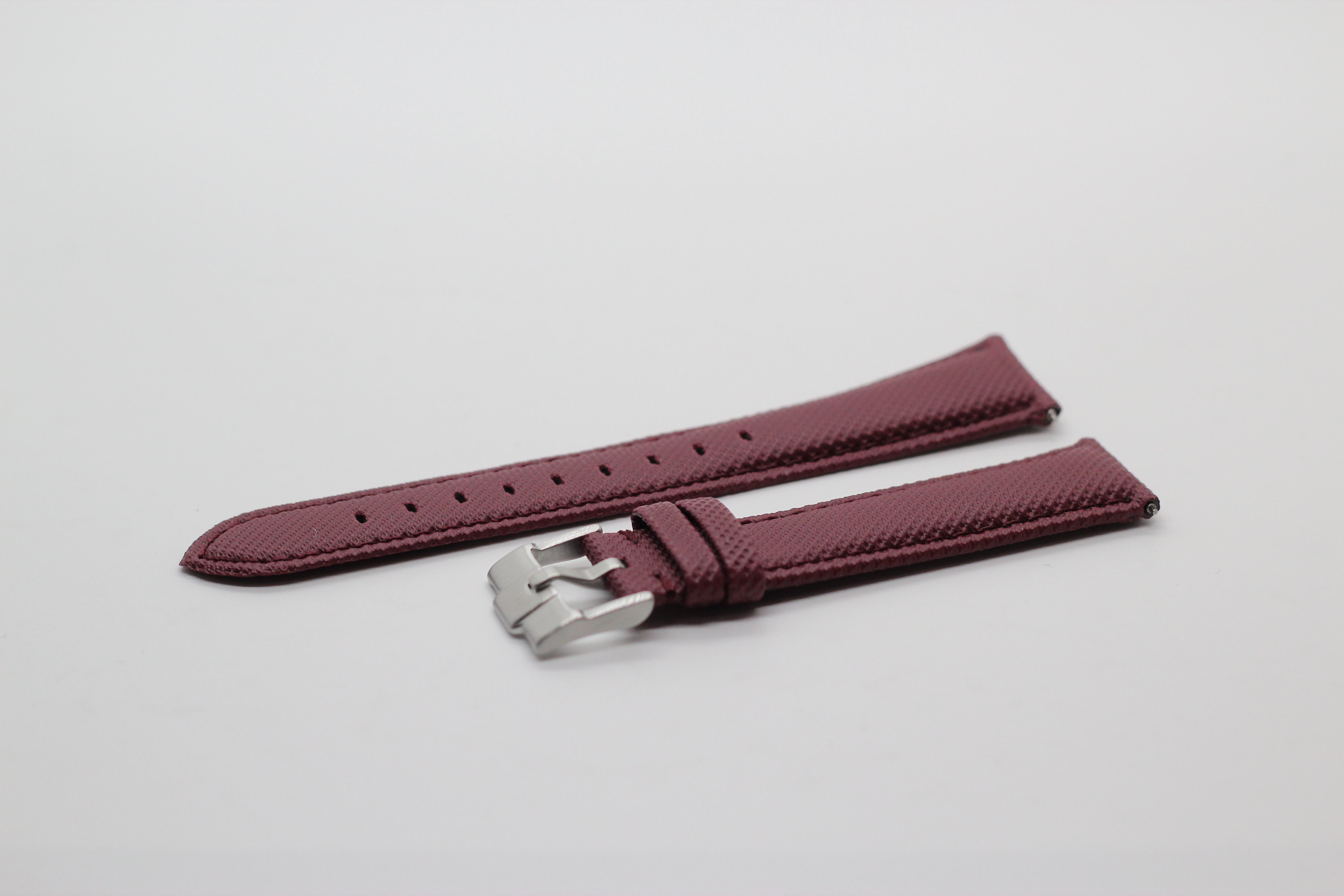 [Fitbit Versa 3 & 4/Sense 1 & 2] Sailcloth - Burgundy Red