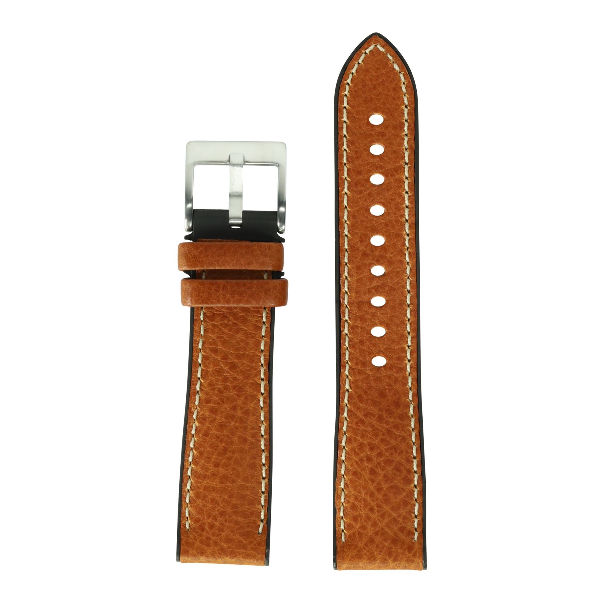 [Apple Watch] Italian Leather & FKM Rubber Hybrid