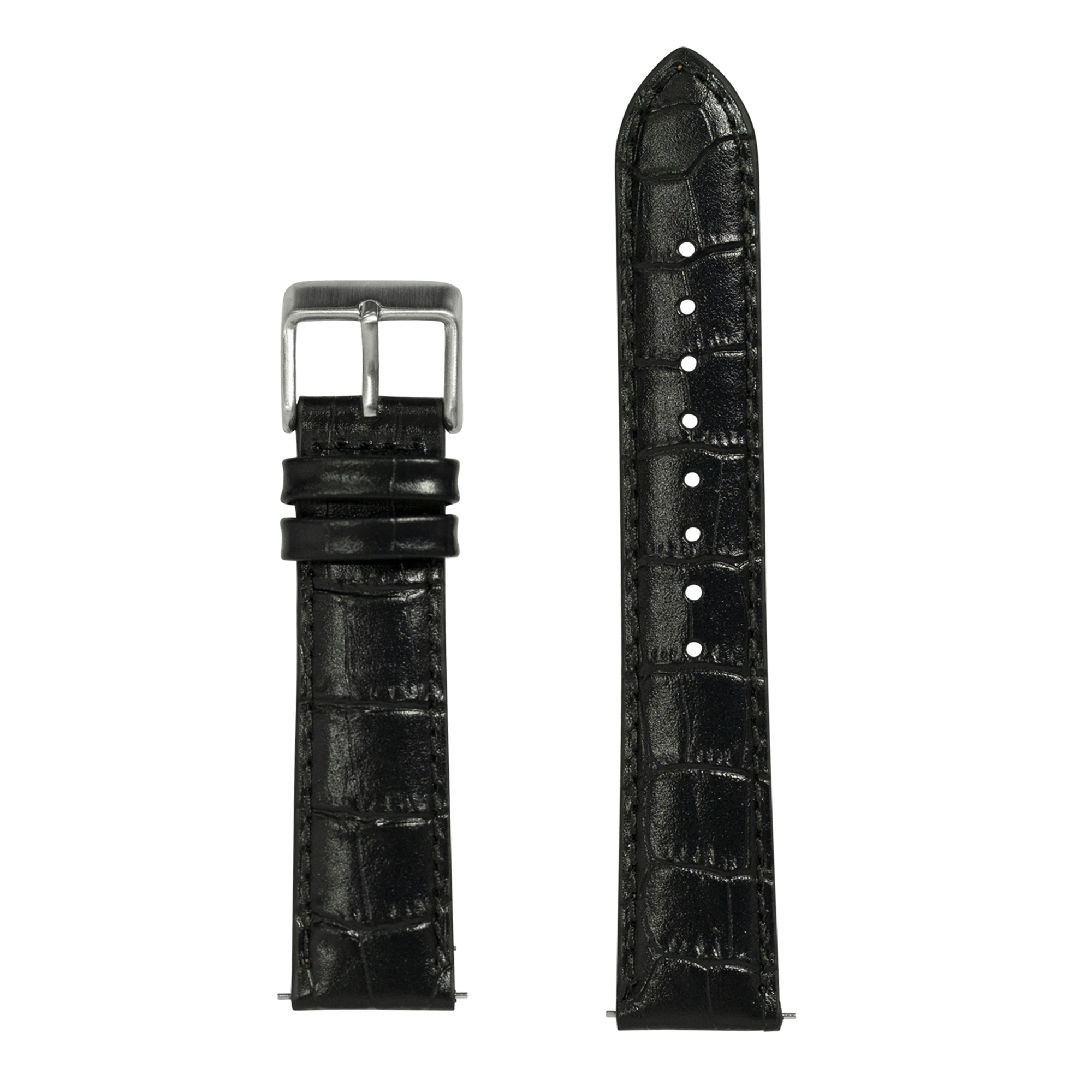 [QuickFit] Alligator Leather - Black