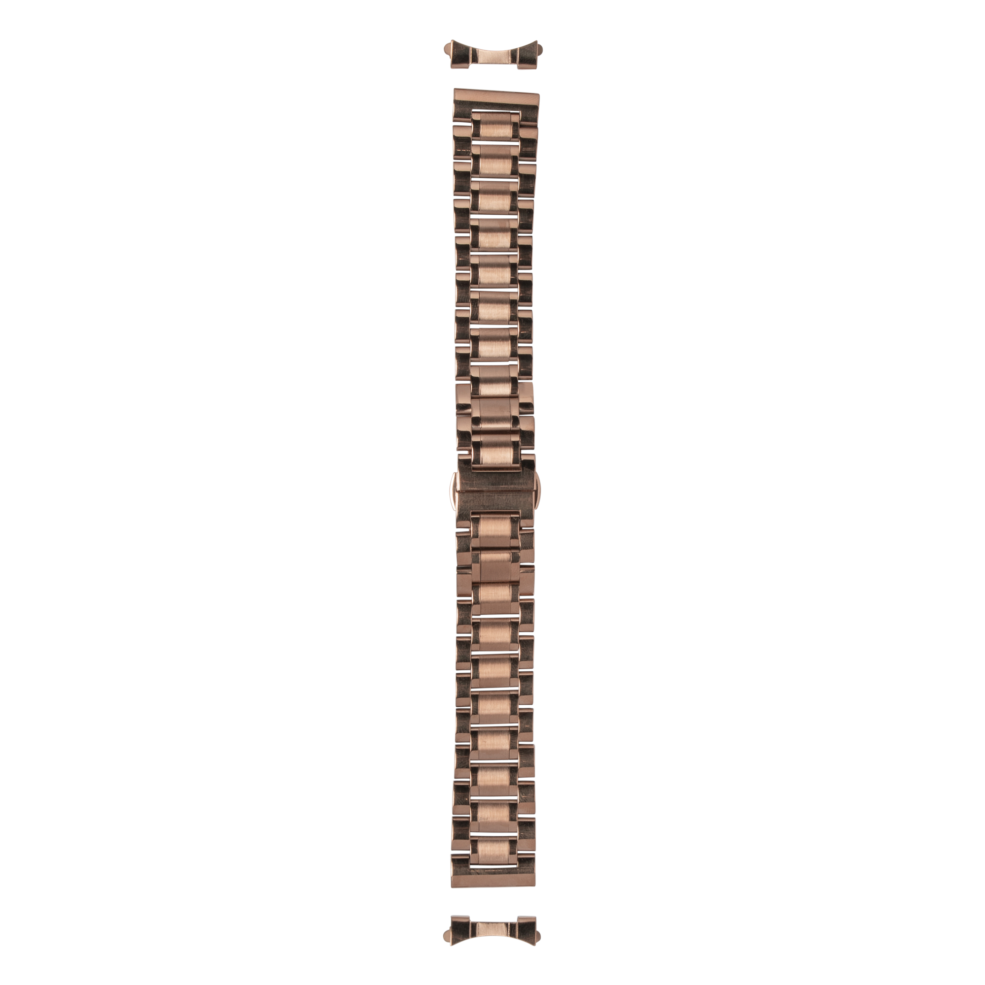 [Curved] Steel Bracelet - Rose Gold