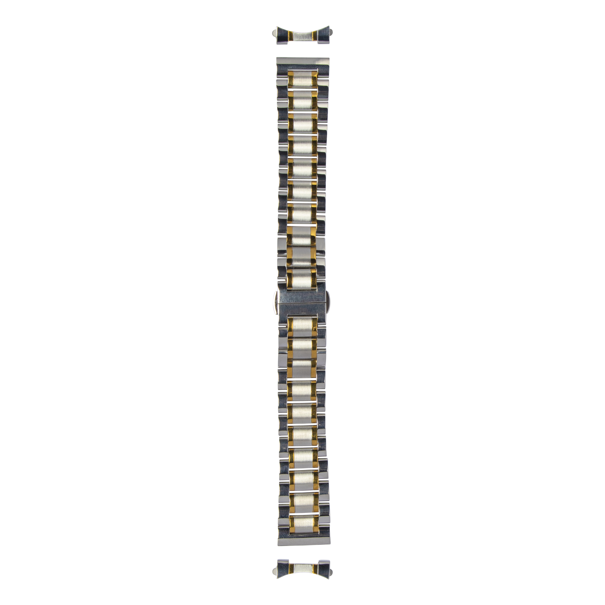[Curved] Steel Bracelet - Silver/Gold