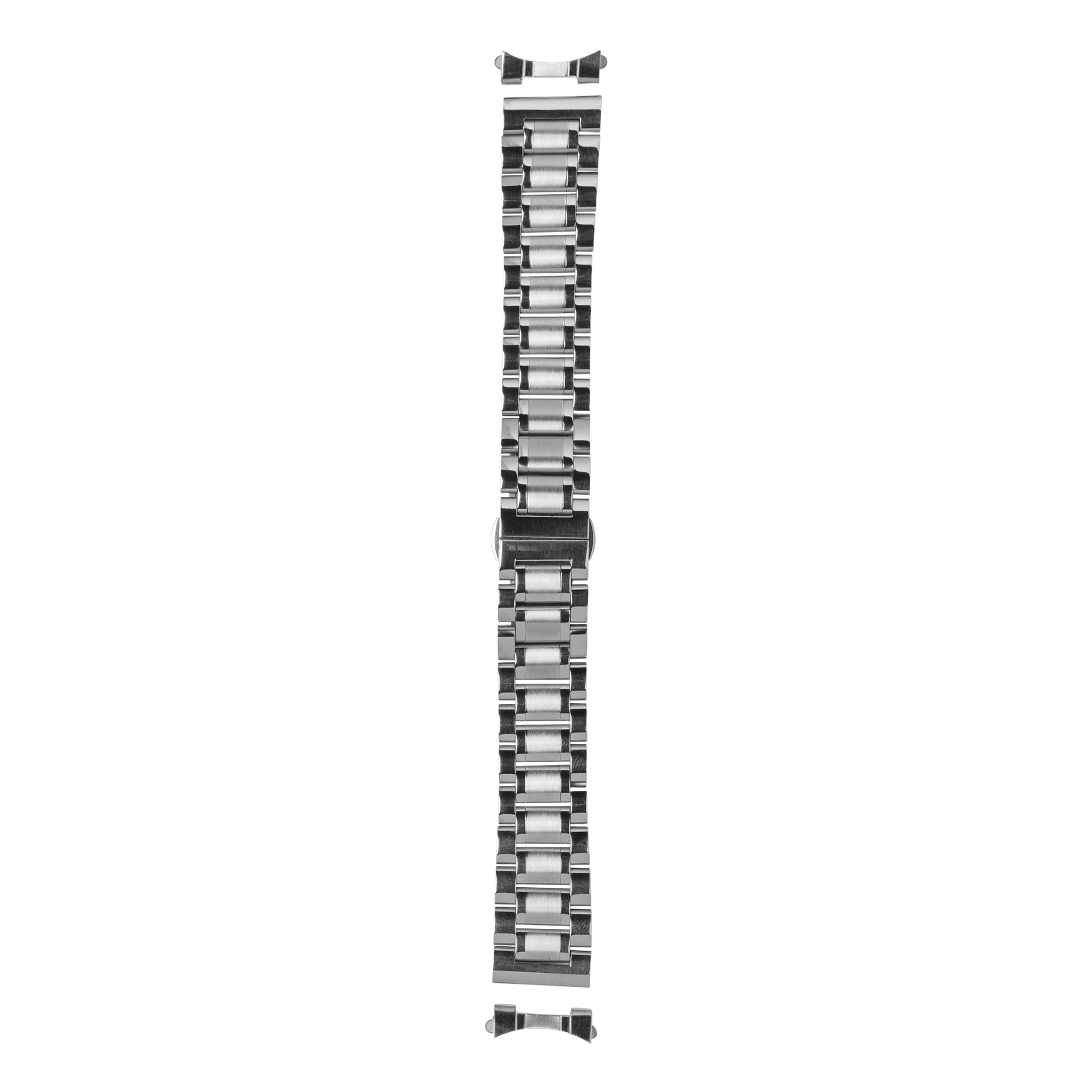 [Curved] Steel Bracelet - Silver