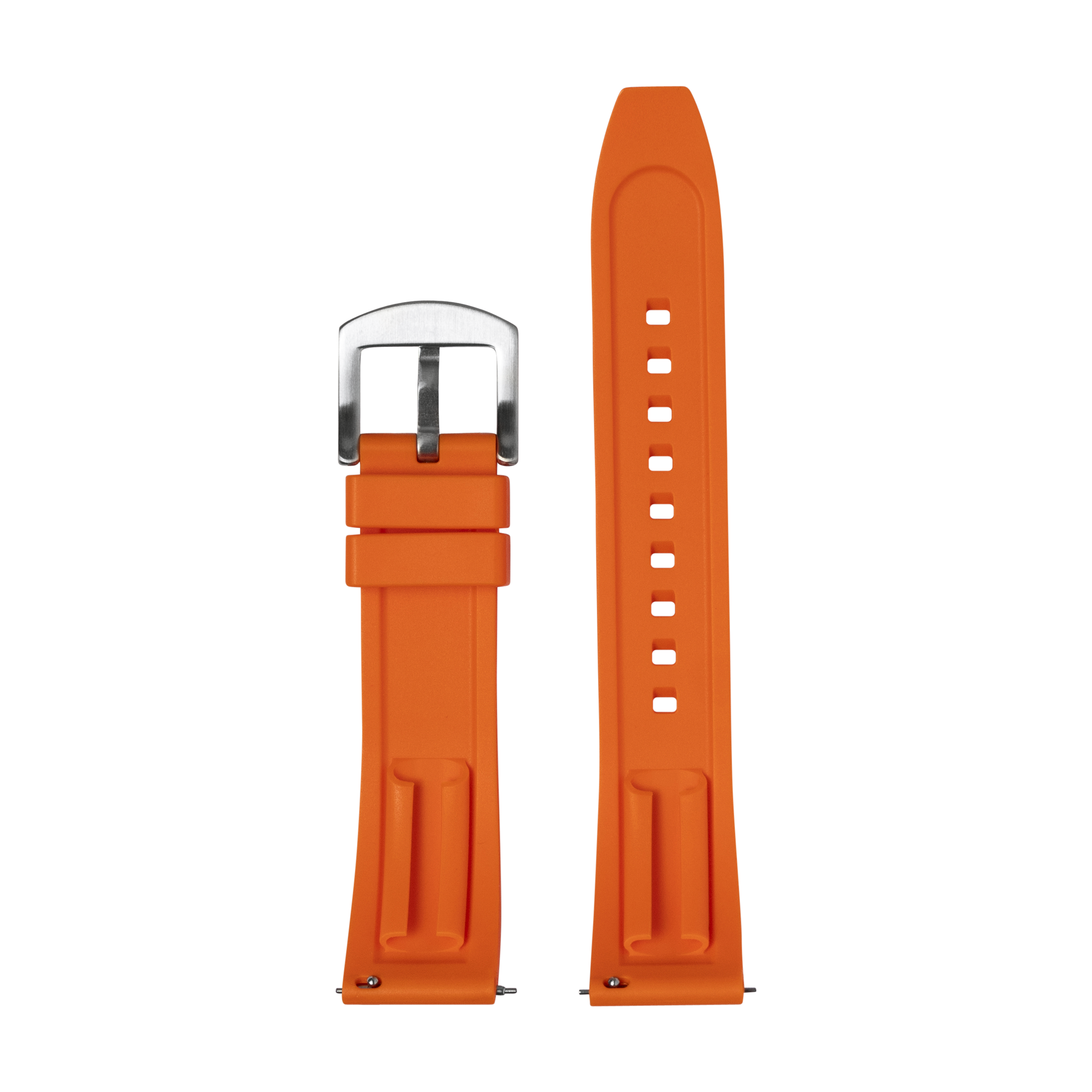[Tissot Prx 40] Kingston FKM Rubber - Orange