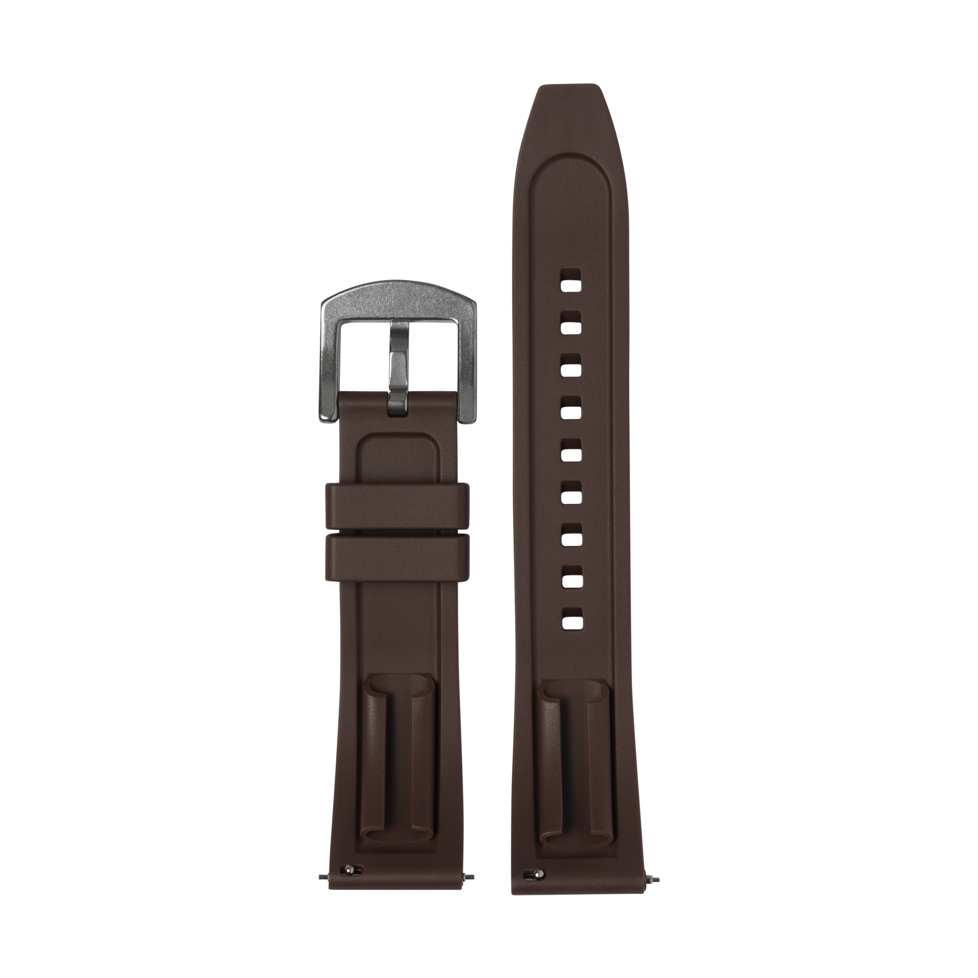 [Fitbit Versa 3 & 4/Sense 1 & 2] Kingston FKM Rubber - Brown