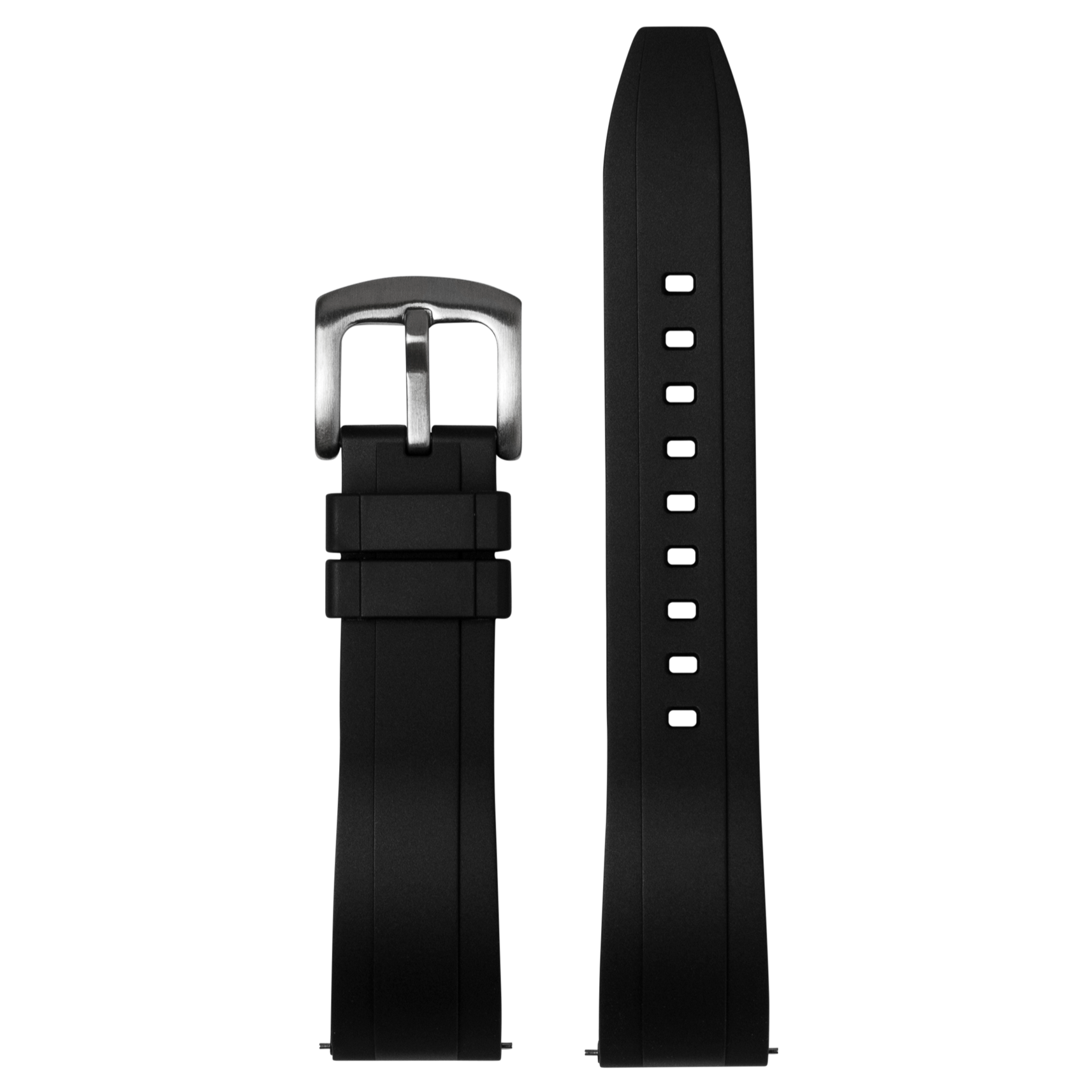 [Fitbit Versa 3 & 4/Sense 1 & 2] Kingston FKM Rubber - Black