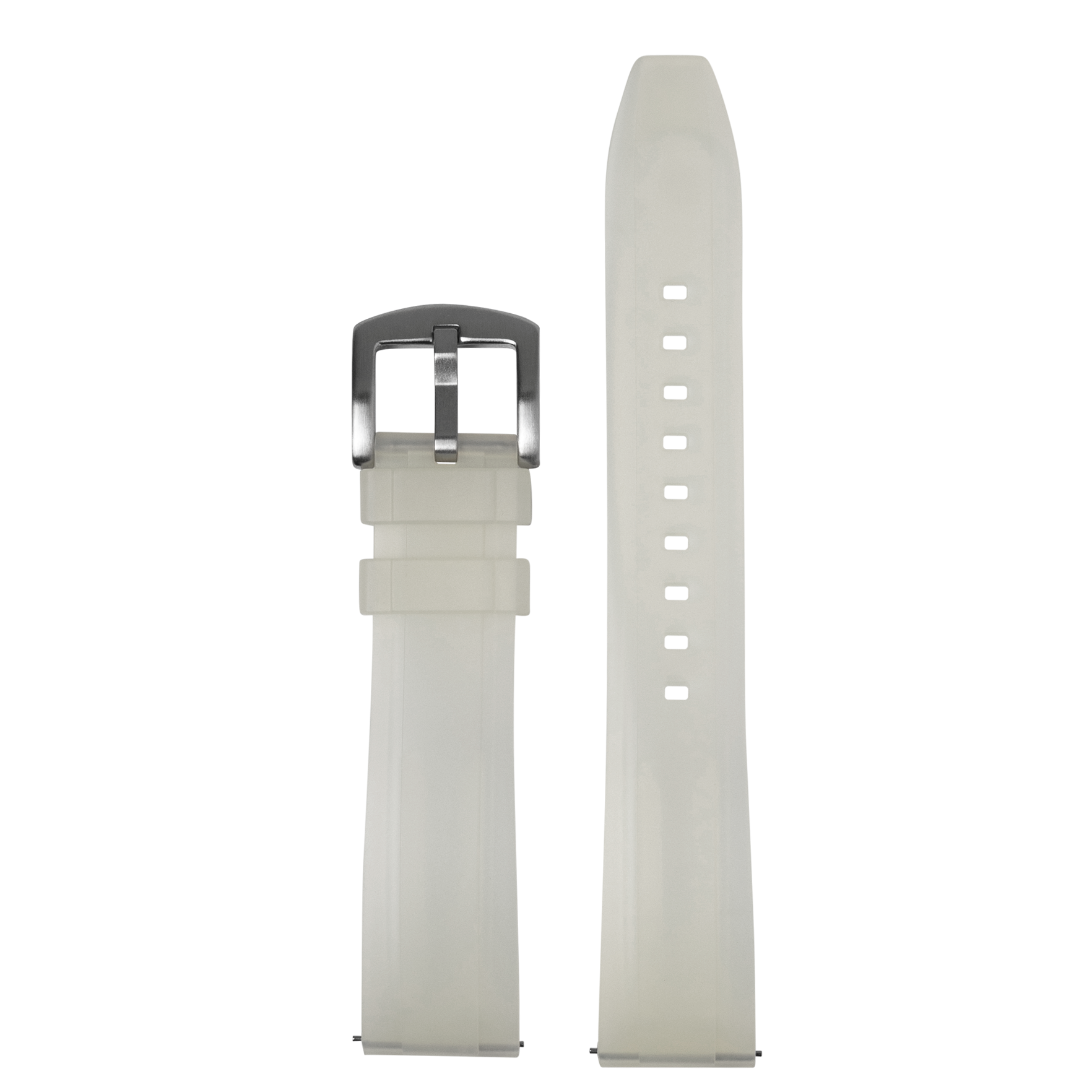 [Fitbit Versa 3 & 4/Sense 1 & 2] Kingston FKM Rubber - Jellyfish White