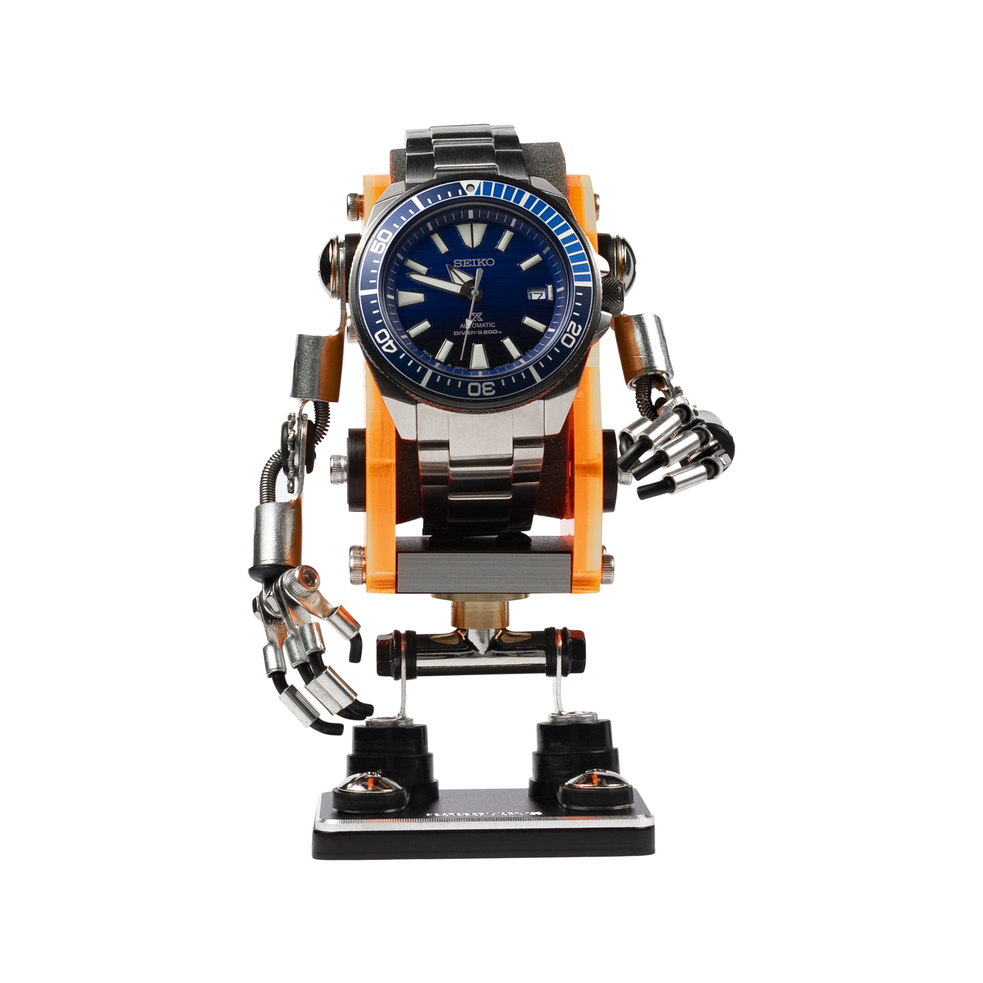 [RoboToys] Watch Stand - Minibot - Neon Orange