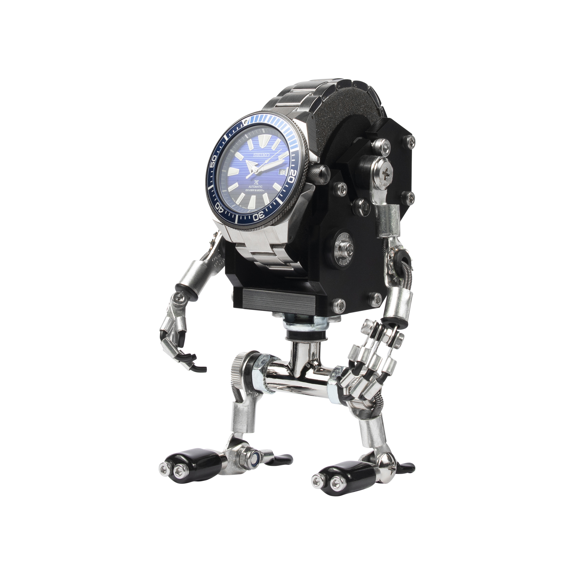 [RoboToys] Watch Stand - MiniMech - Black