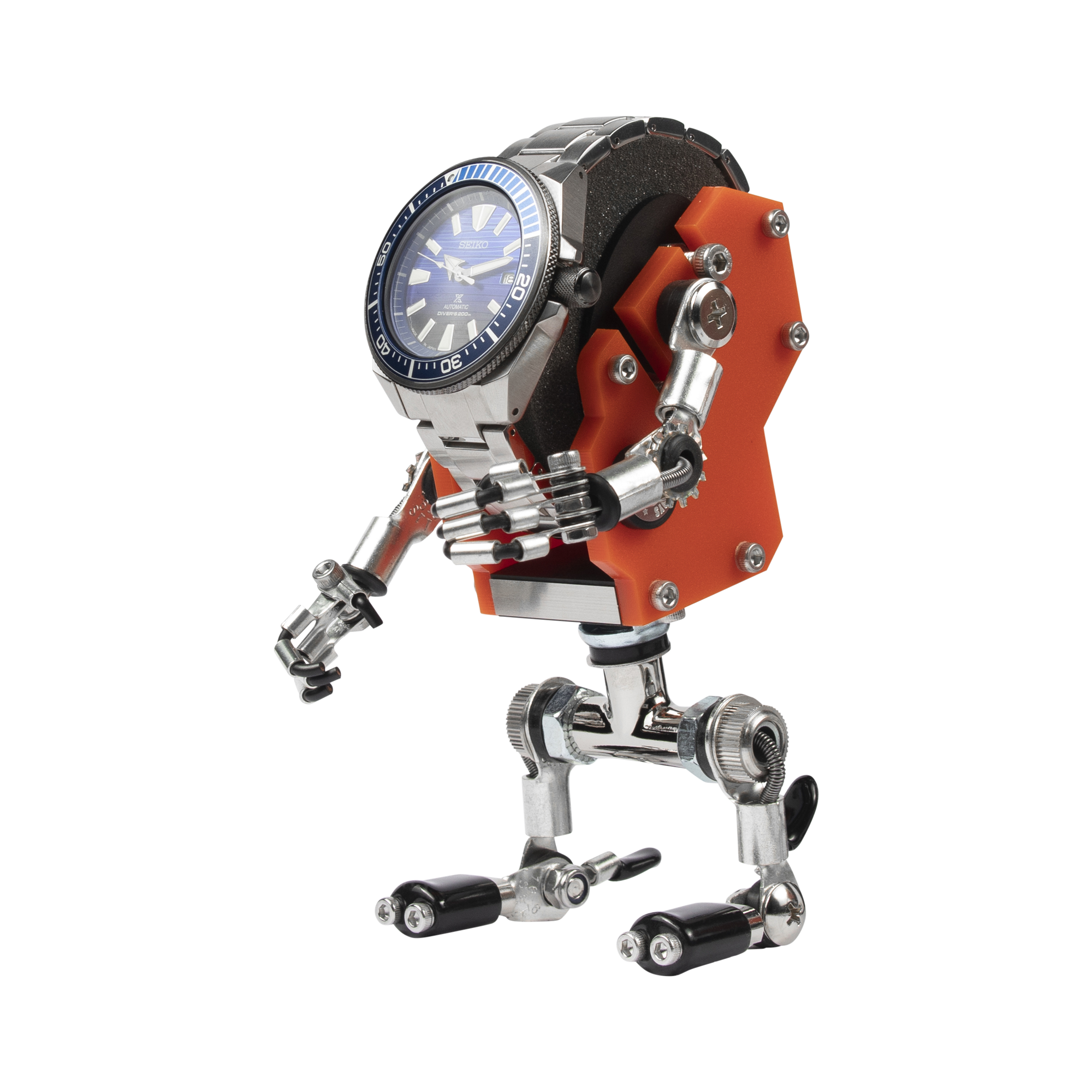 [RoboToys] Watch Stand - MiniMech - Orange