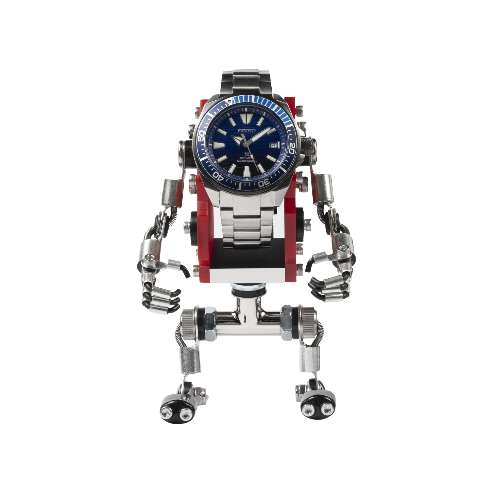 [RoboToys] Watch Stand - MiniMech - Red