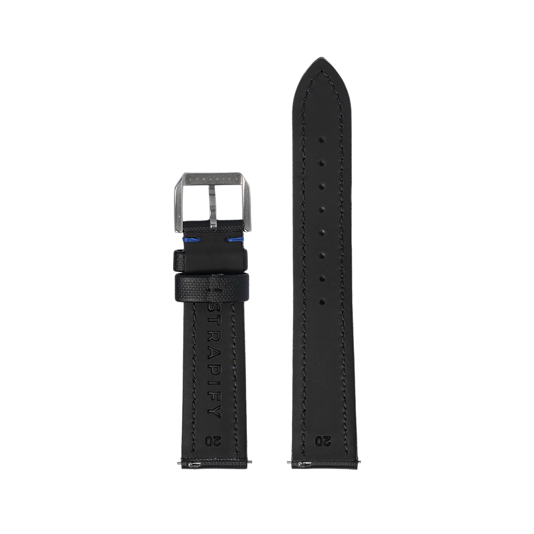 [Galaxy Watch 8/Ultra] King Sailcloth - Black - Medium/Large