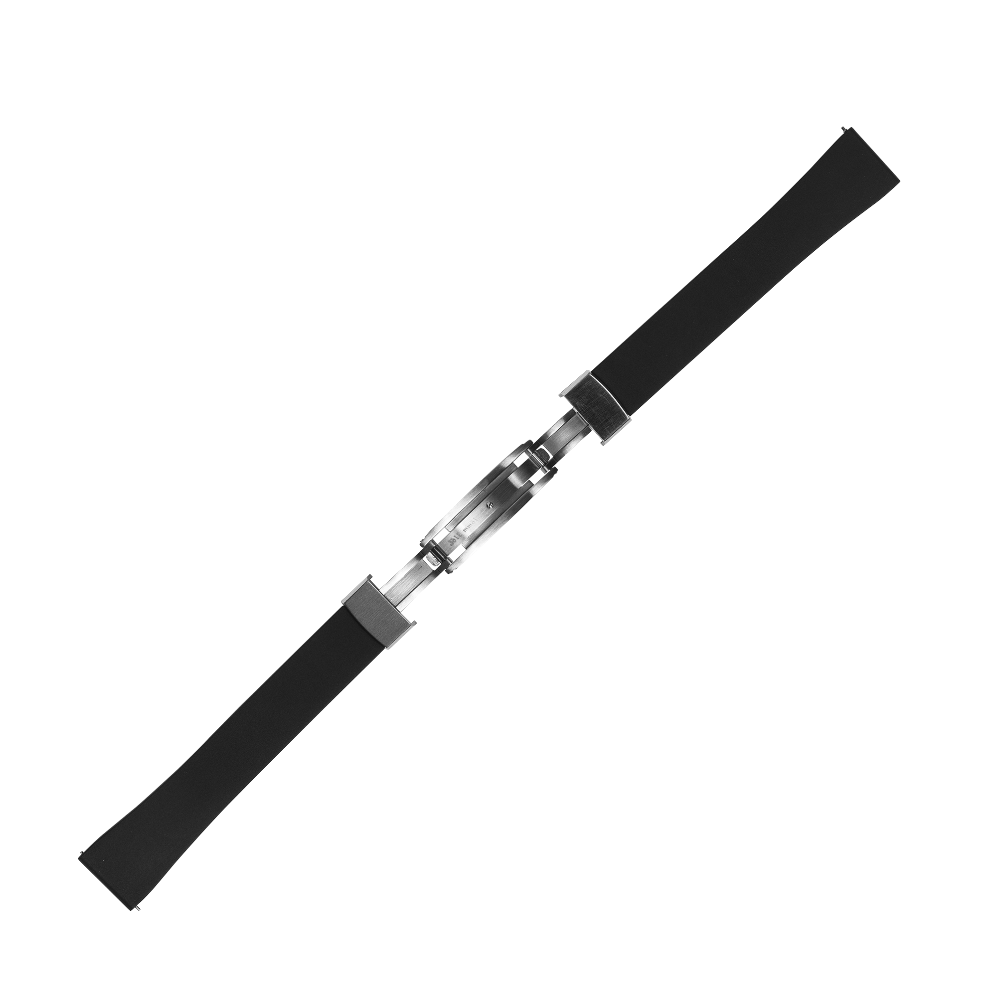 [QuickFit] FKM Rubber - Cut to Size with Leaf-Spring Deployant Clasp