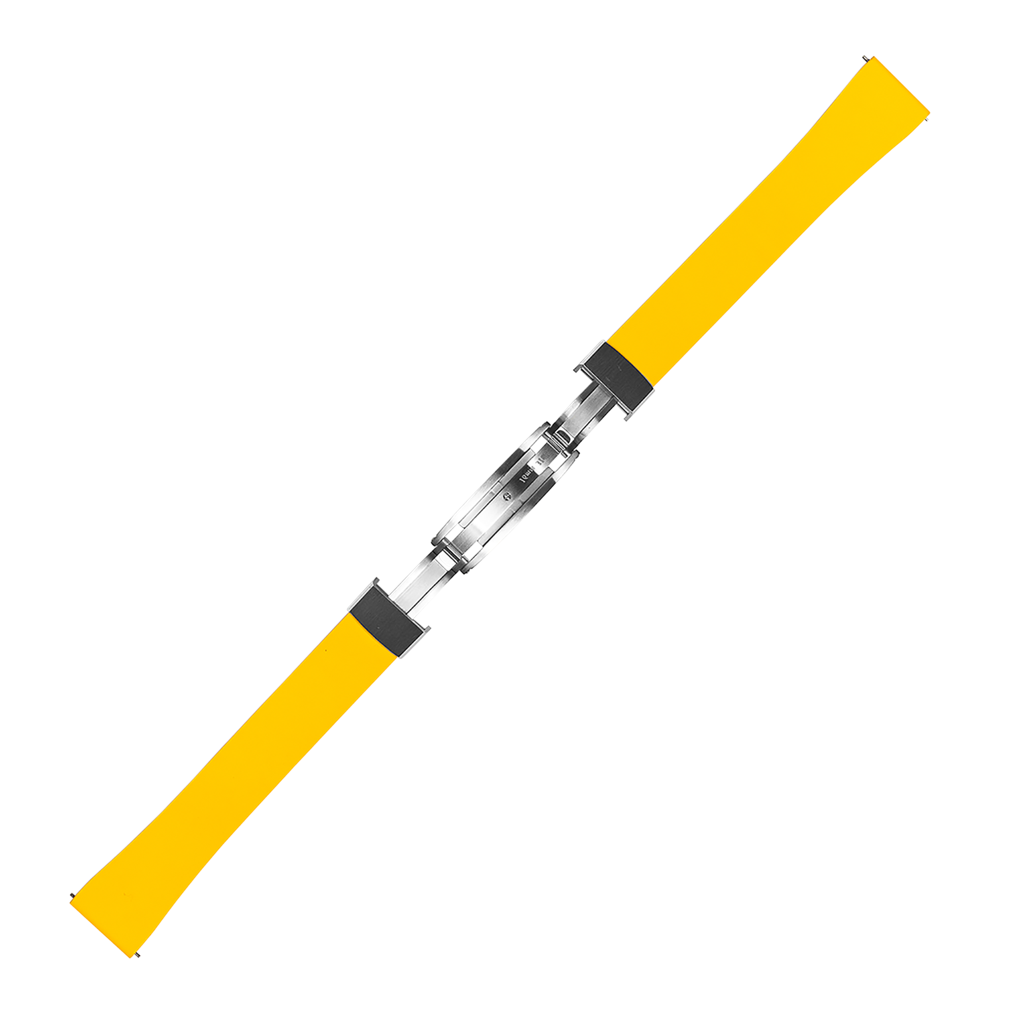 [QuickFit] FKM Rubber - Cut to Size with Leaf-Spring Deployant Clasp