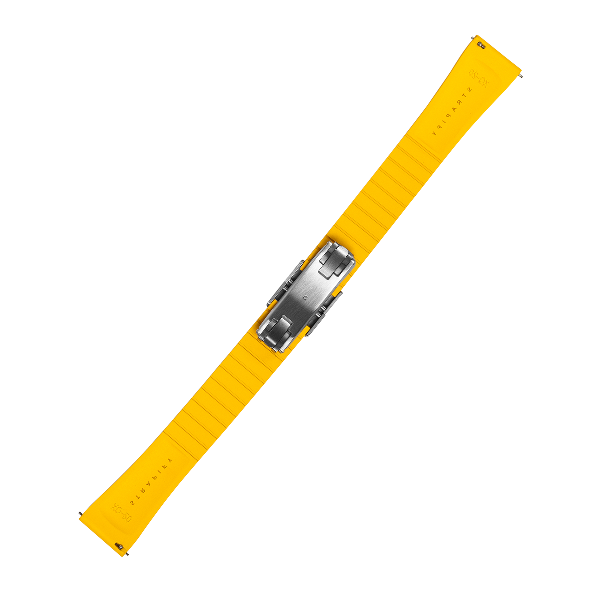 [QuickFit] FKM Rubber - Cut to Size with Leaf-Spring Deployant Clasp