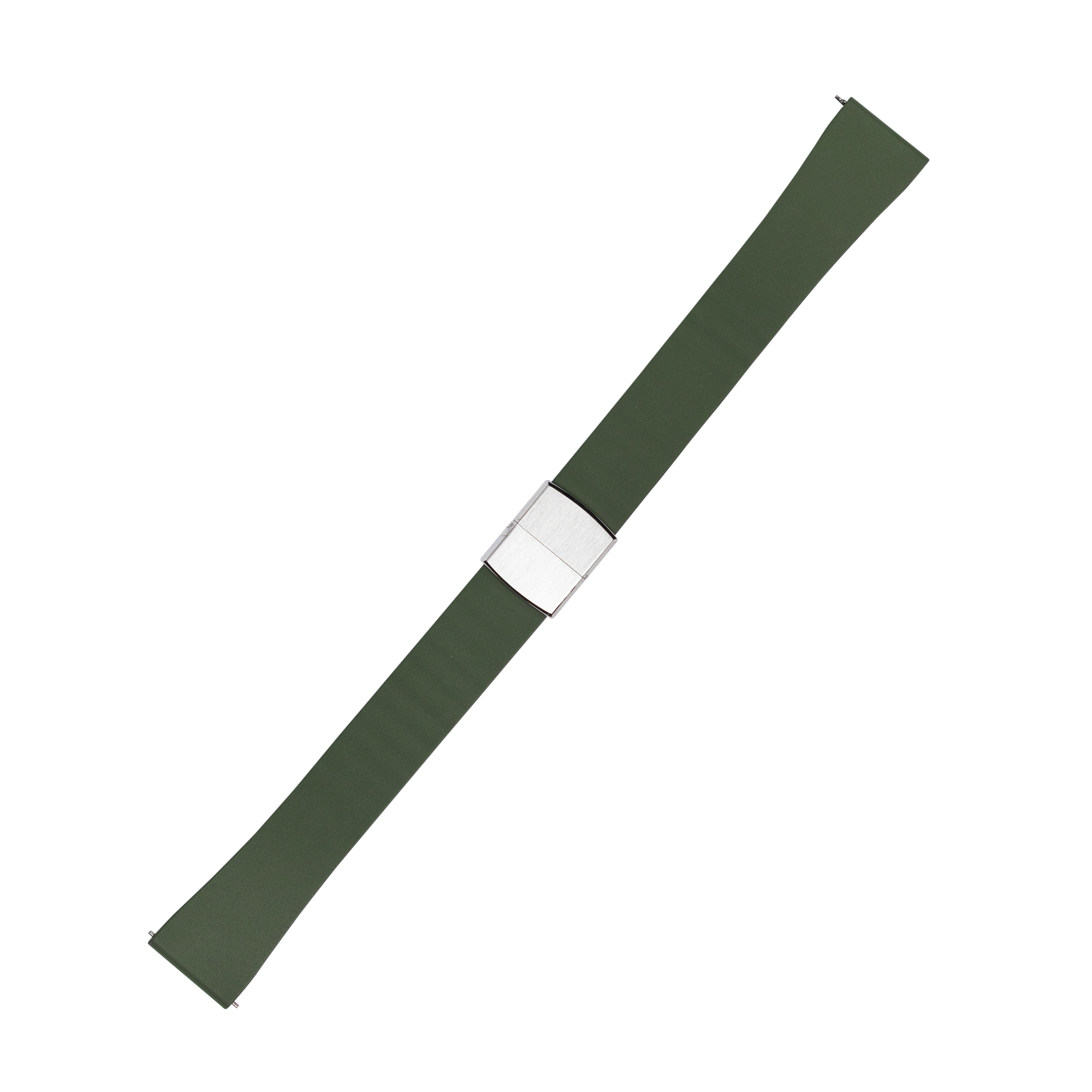 [QuickFit] FKM Rubber - Cut to Size with Leaf-Spring Deployant Clasp