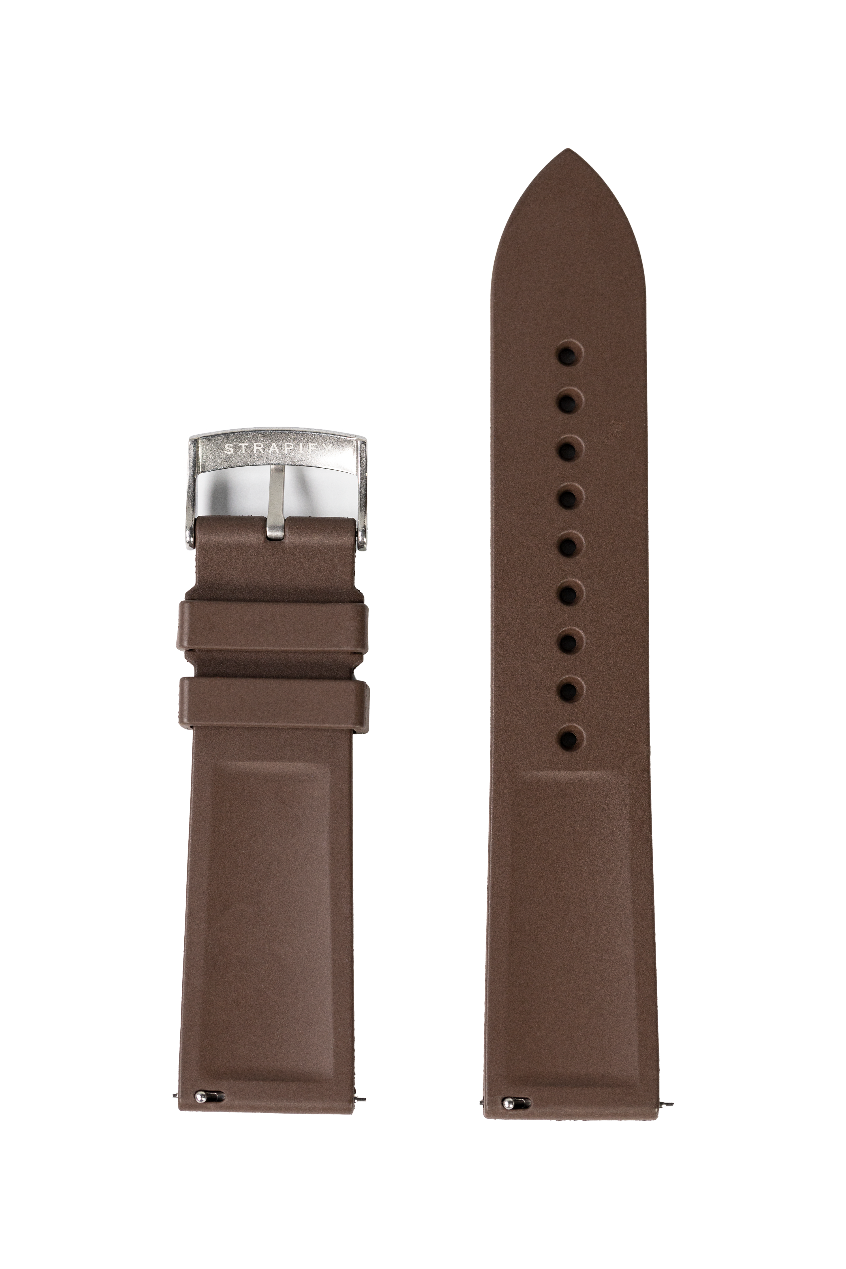 [Fitbit Versa 3 & 4/Sense 1 & 2] King Panelarc FKM Rubber - Brown
