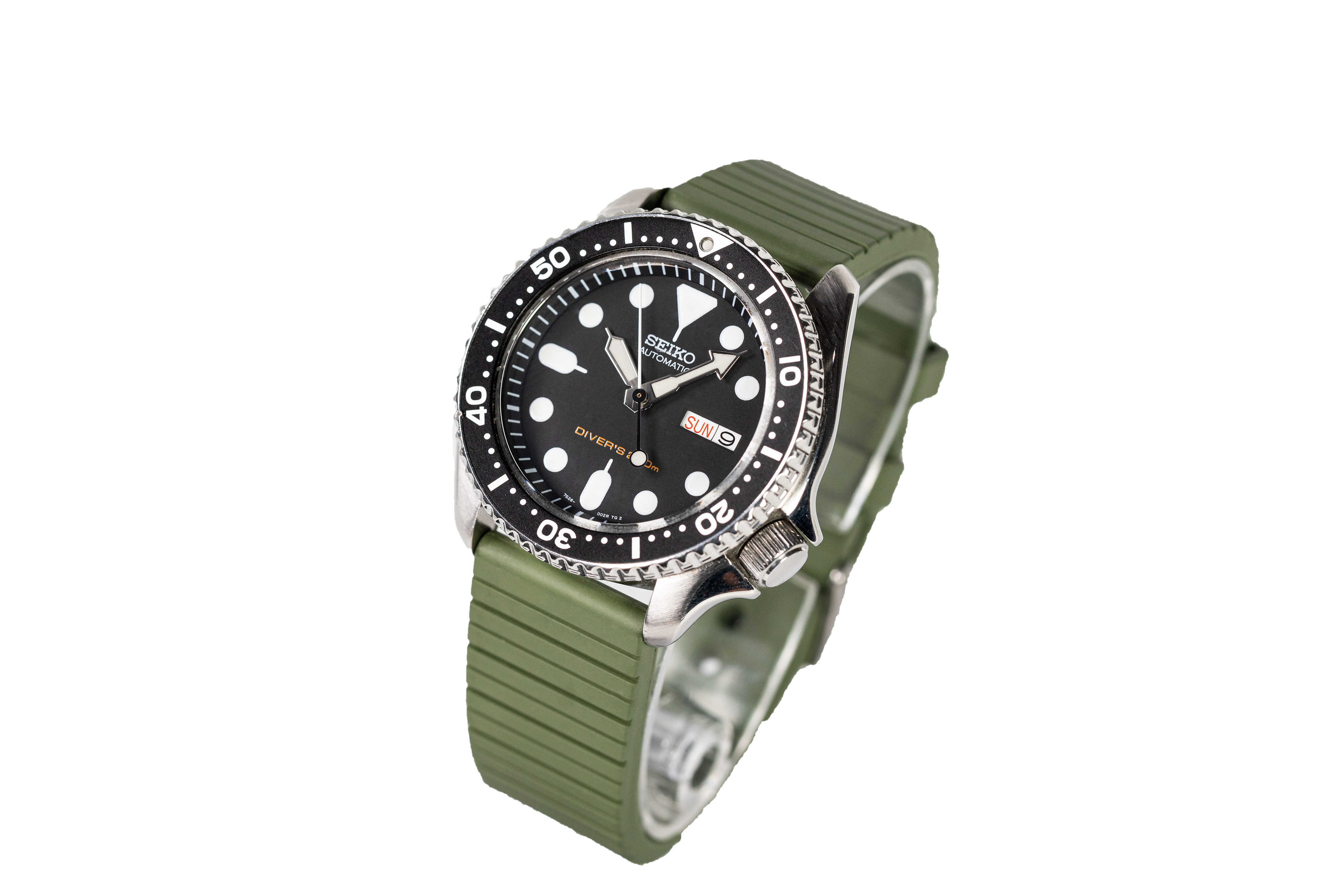 [Tissot Prx 40] King Panelarc FKM Rubber - Army Green