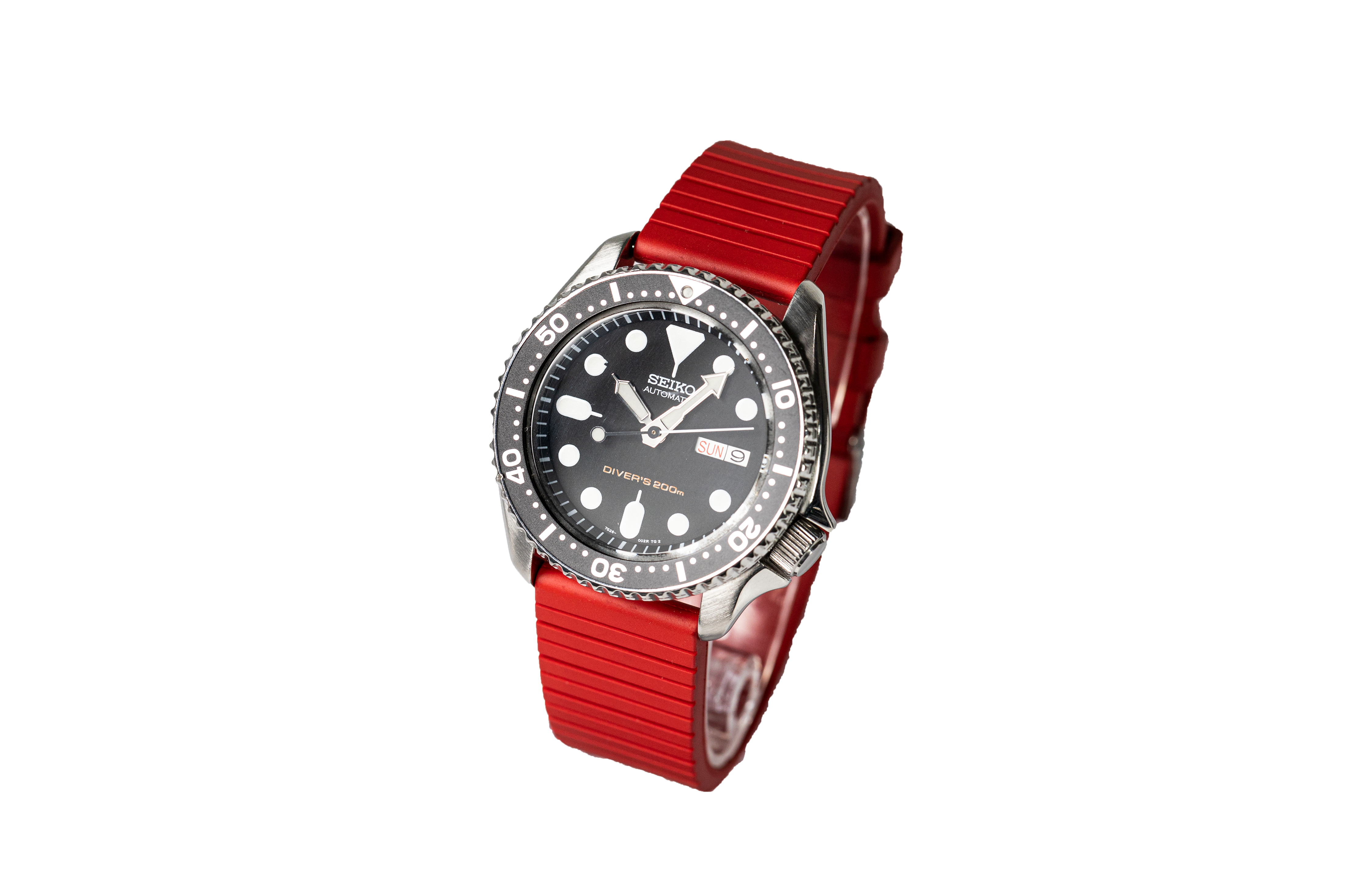 [Tissot Prx 40] King Panelarc FKM Rubber - Red