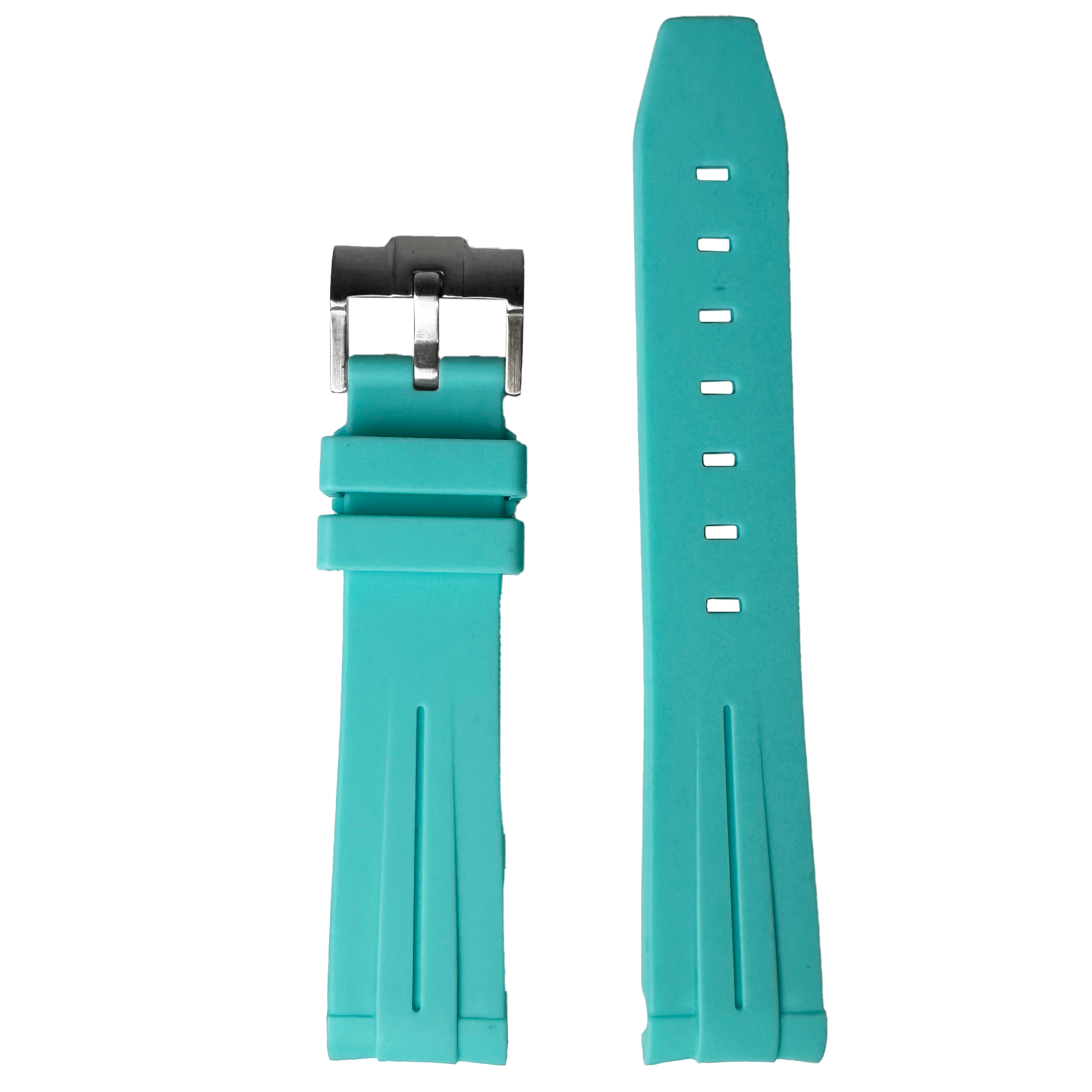[Curved] King Flexi Rubber - Light Tiffany Blue