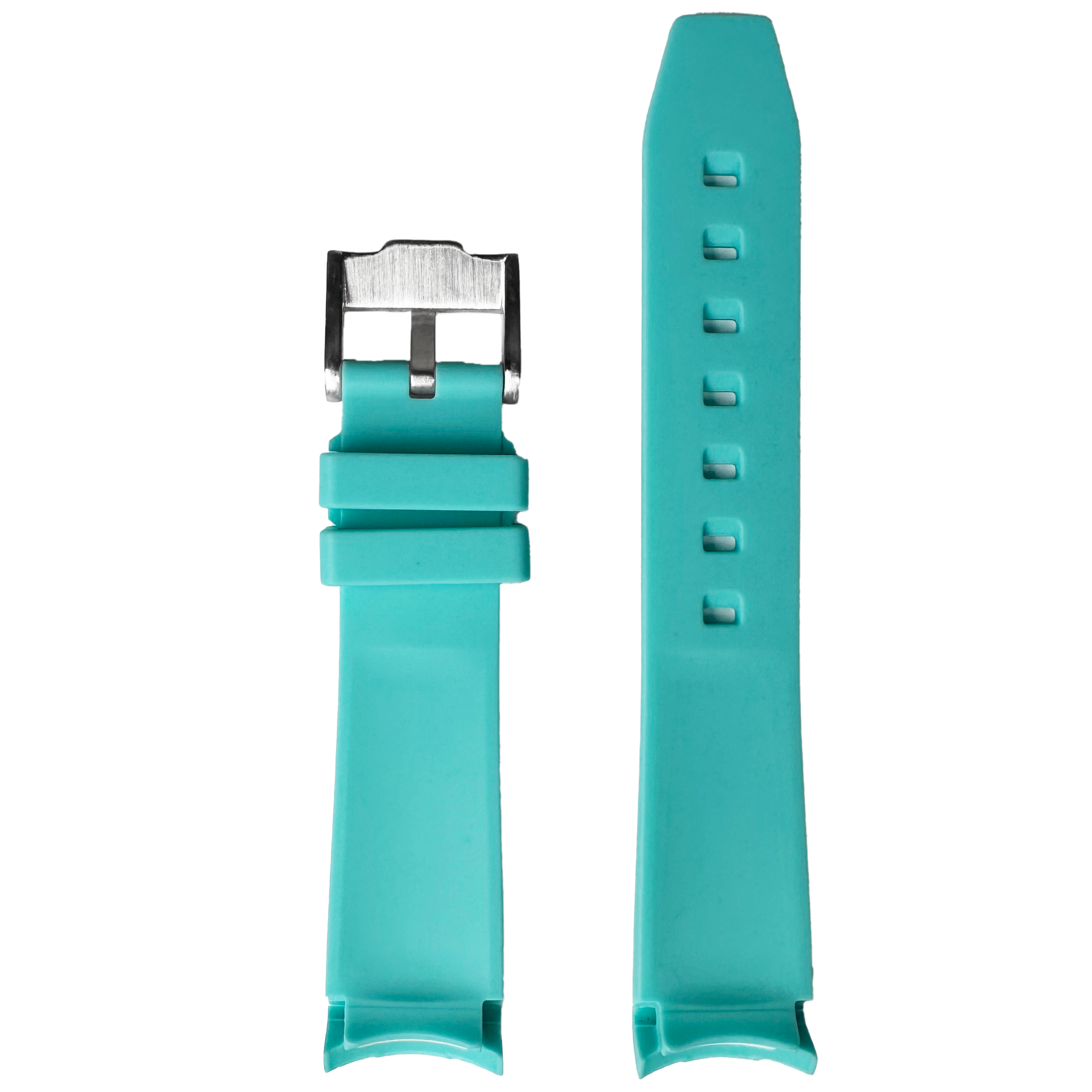 [Curved] King Flexi Rubber - Light Tiffany Blue