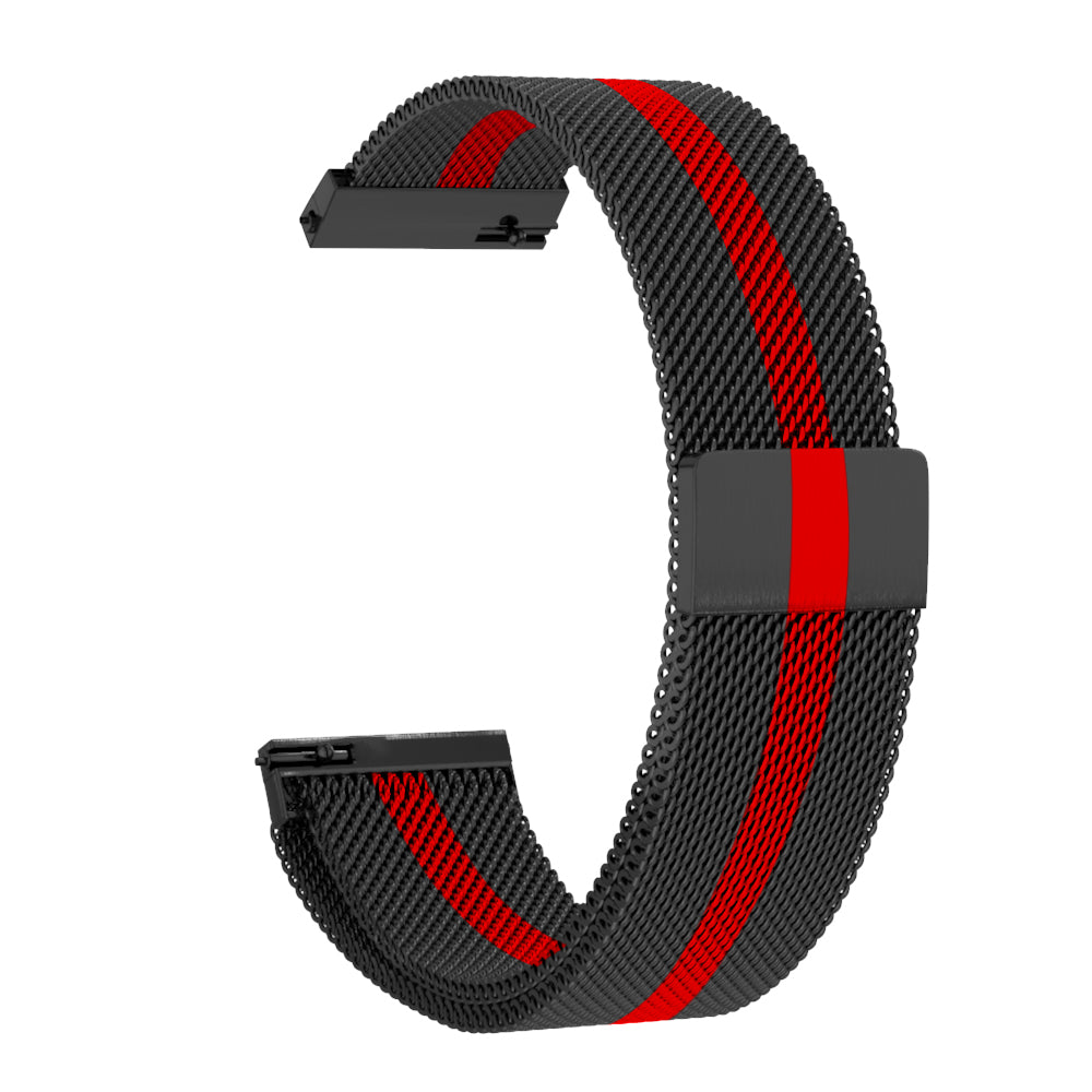 [Garmin Forerunner 220/ 230/ 235/ 620/ 630/ 735XT] Milanese - Black/Red