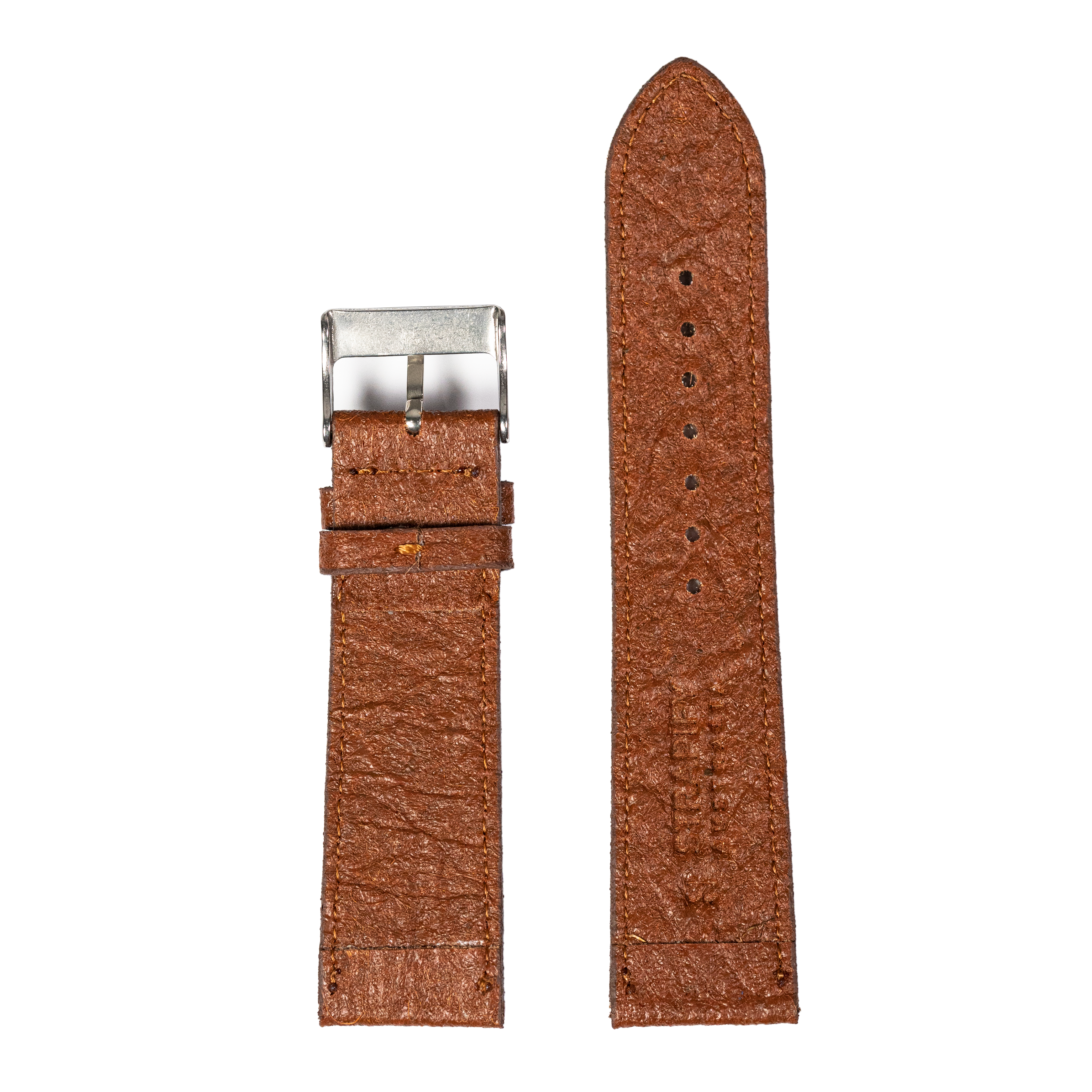 [Tissot Prx 40] Pineapple Vegan Leather - Brown