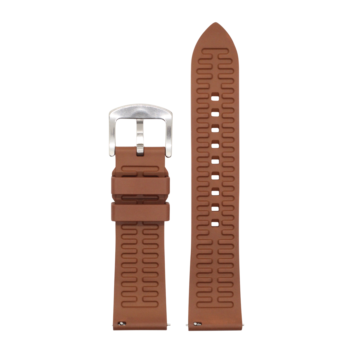 Prairie FKM Rubber - Brown for Pixel Watch 3-5 45mm