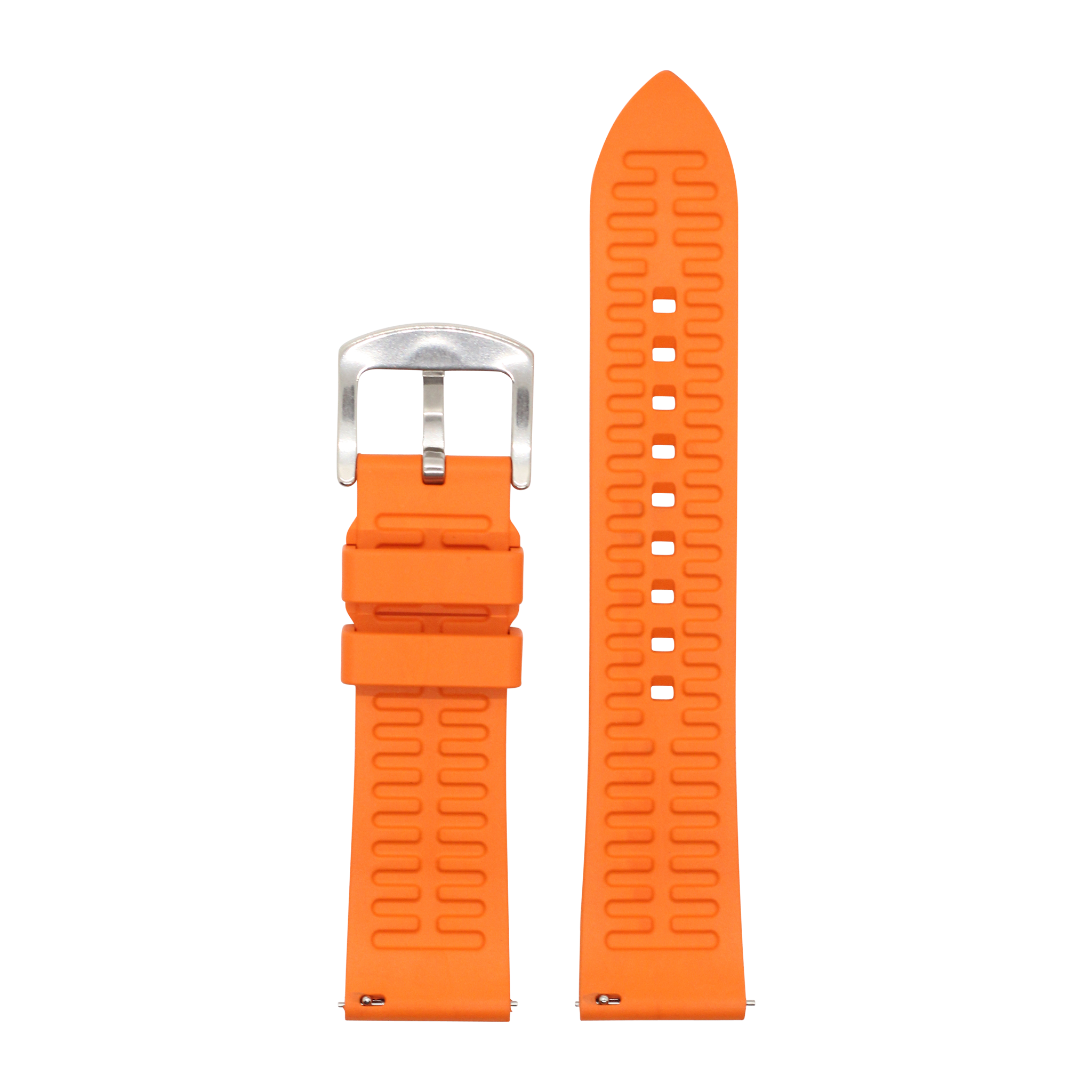 [Fitbit Versa 3 & 4/Sense 1 & 2] Prairie FKM Rubber - Orange