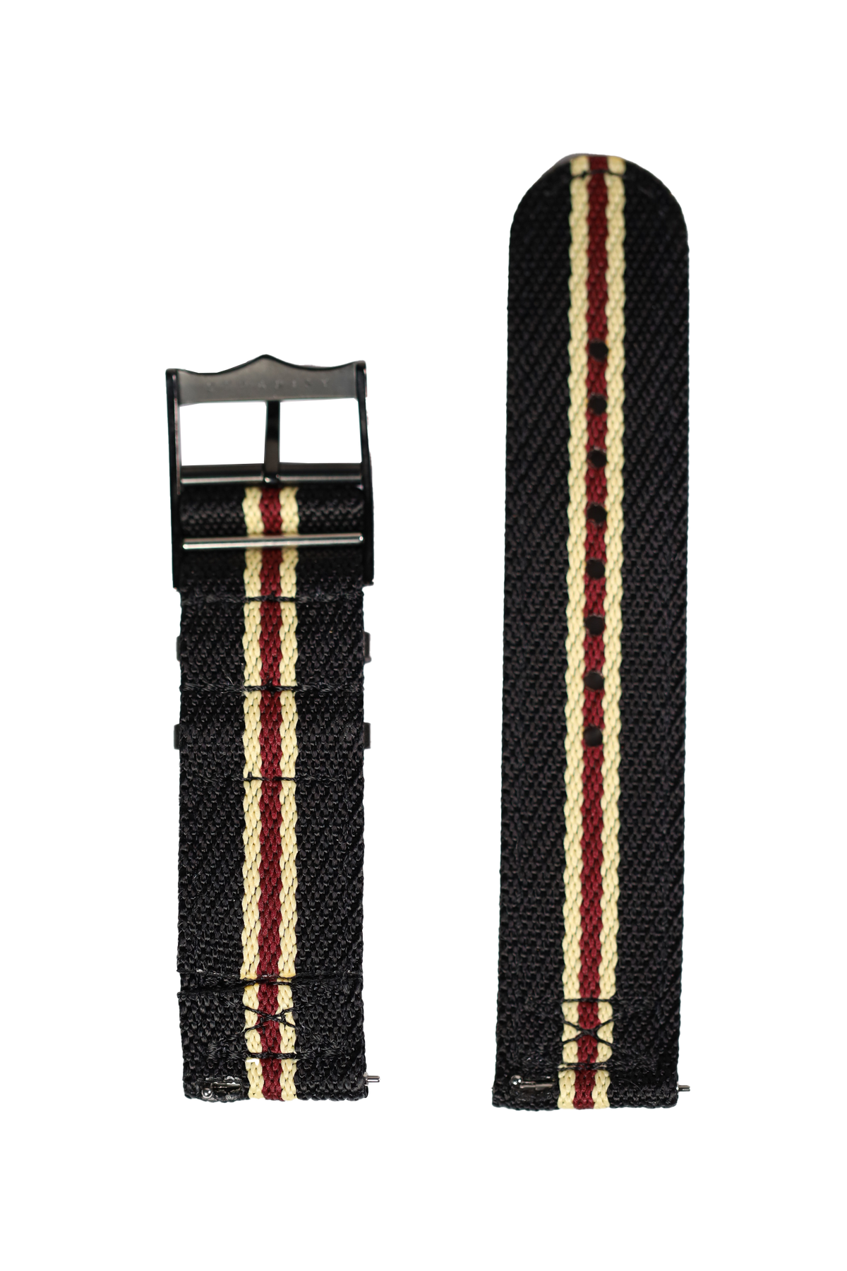 Cross Militex - Black / Beige / Maroon [Black Hardware] for Pixel Watch 1-5 41mm
