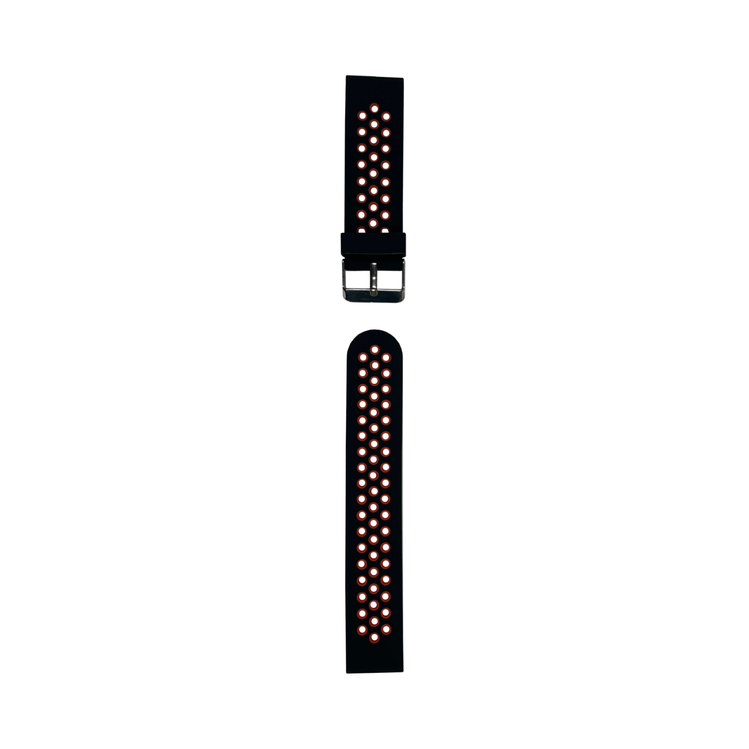 strapviz-flatlay:black-dark-orange